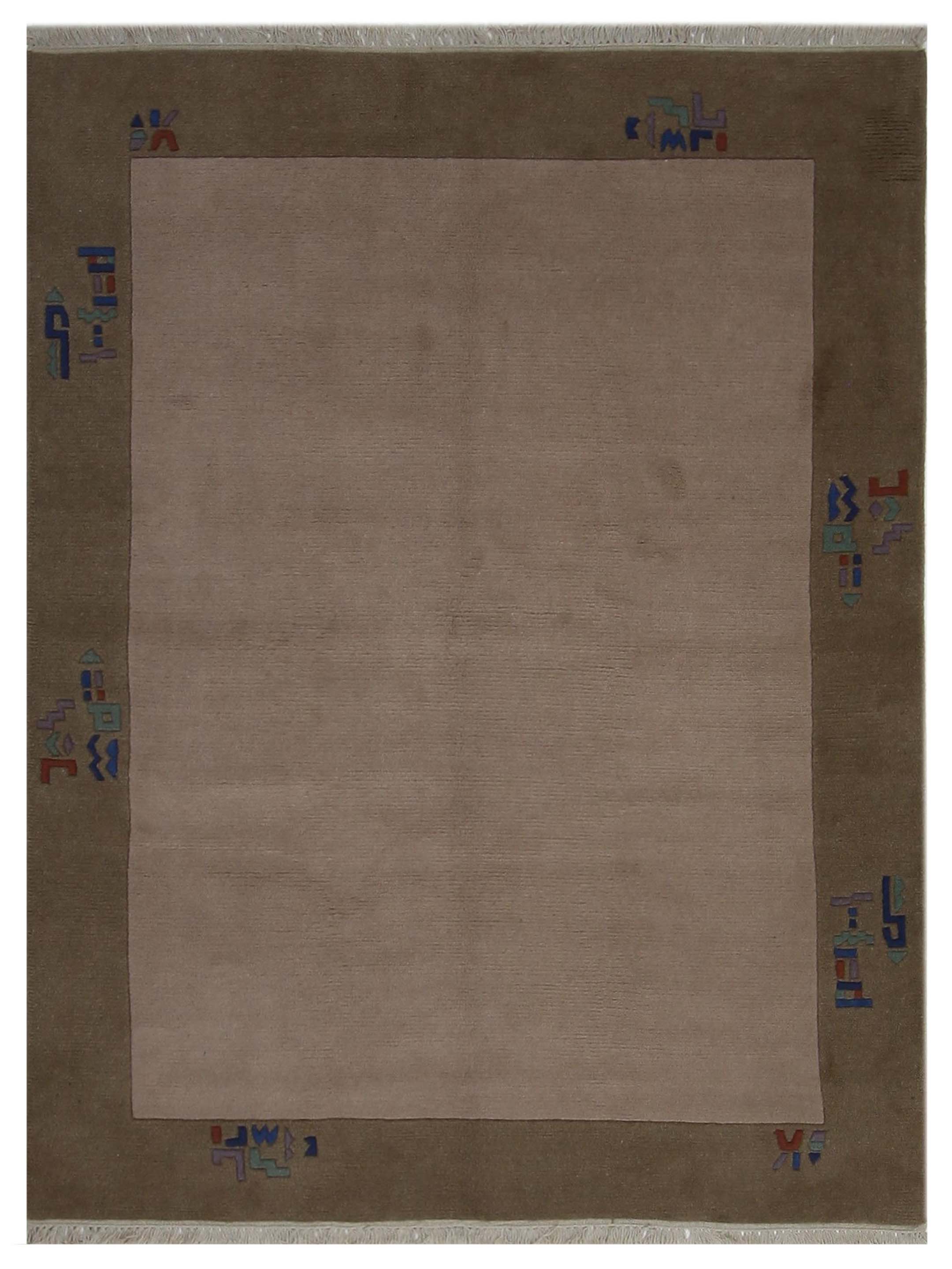 Tibet Hand Knotted Rust 5x8