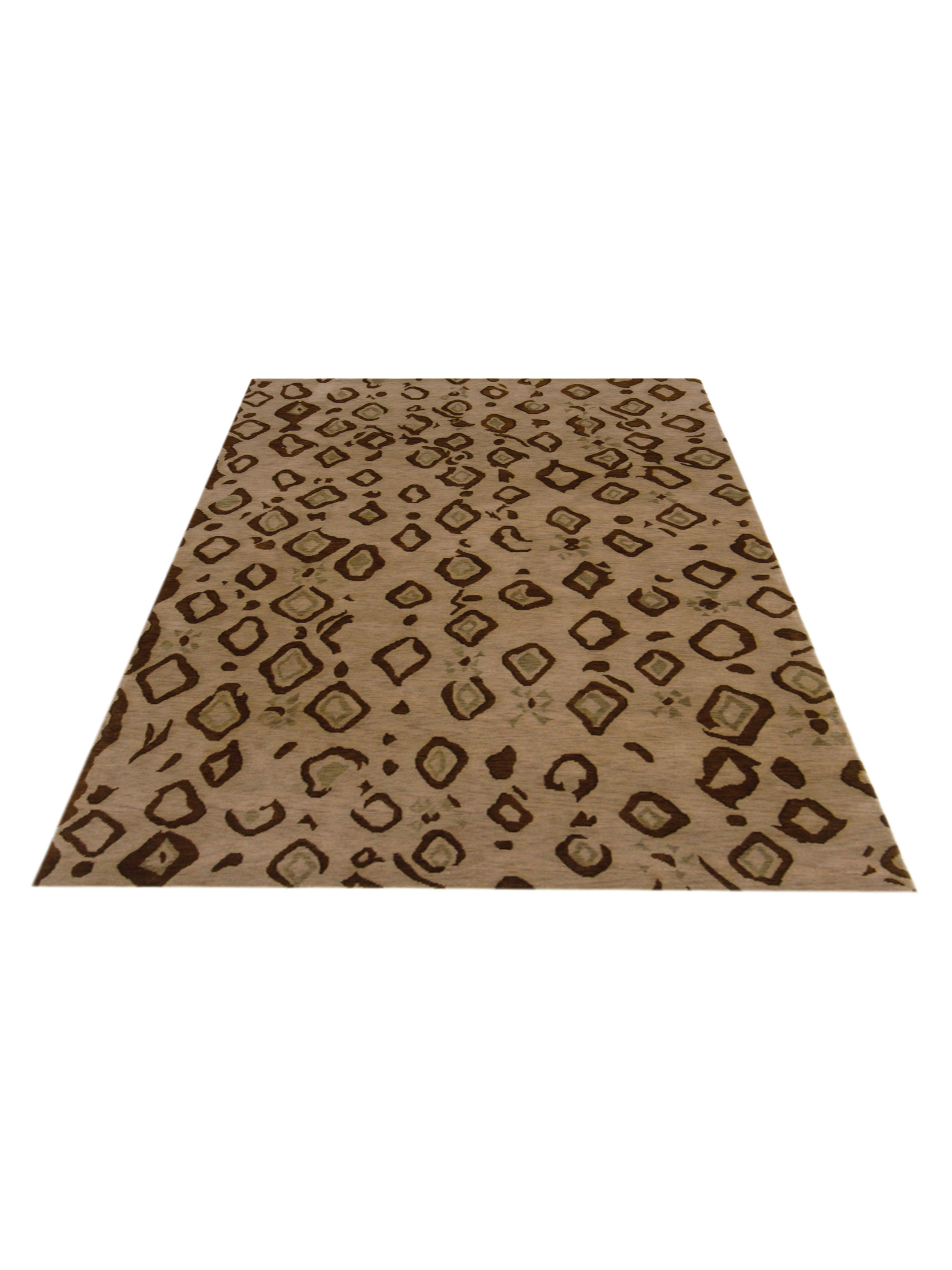 Lasha Hand Knotted Brown 6x9 - Image 2 of 5