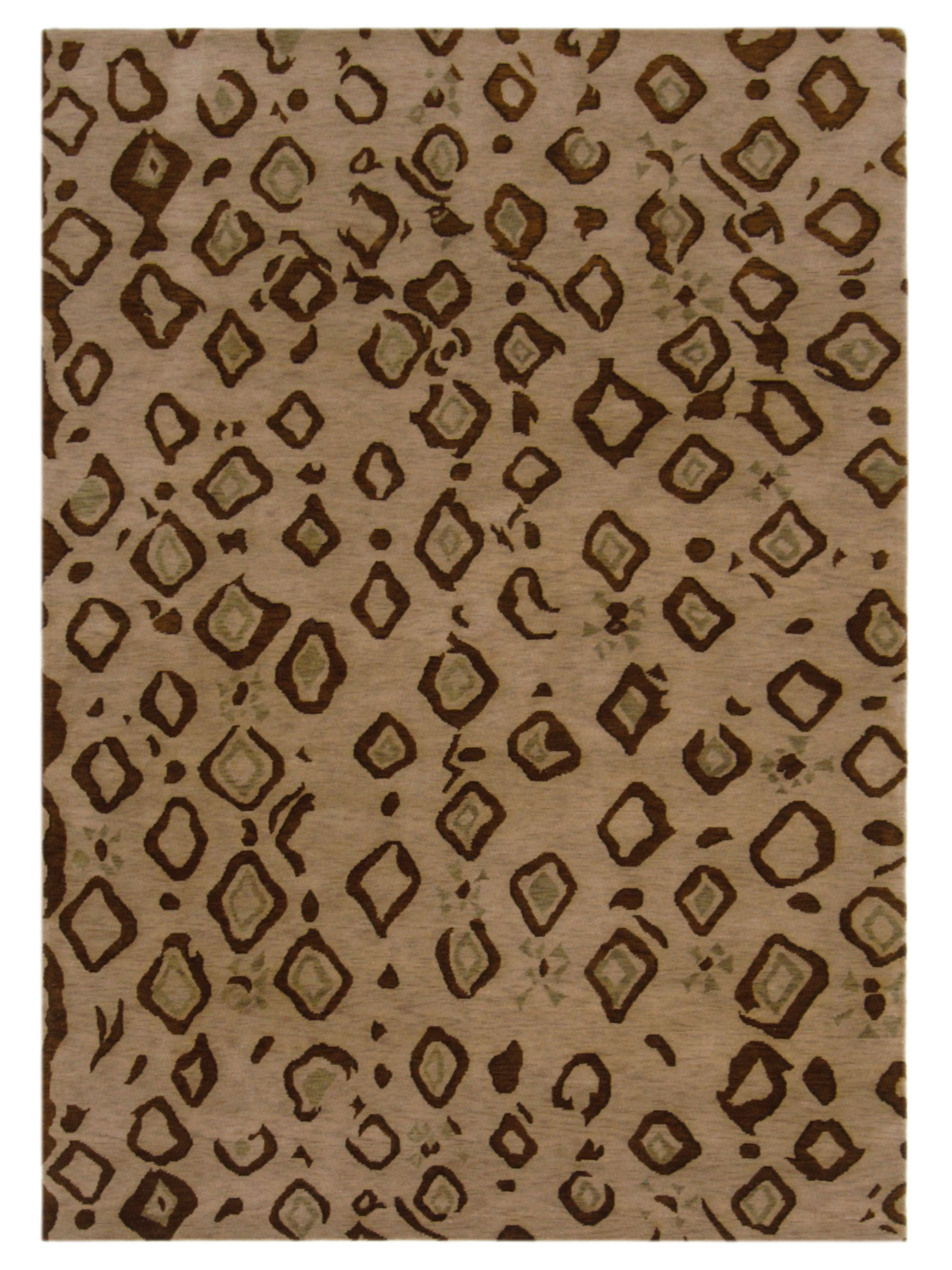 Lasha Hand Knotted Brown 6x9