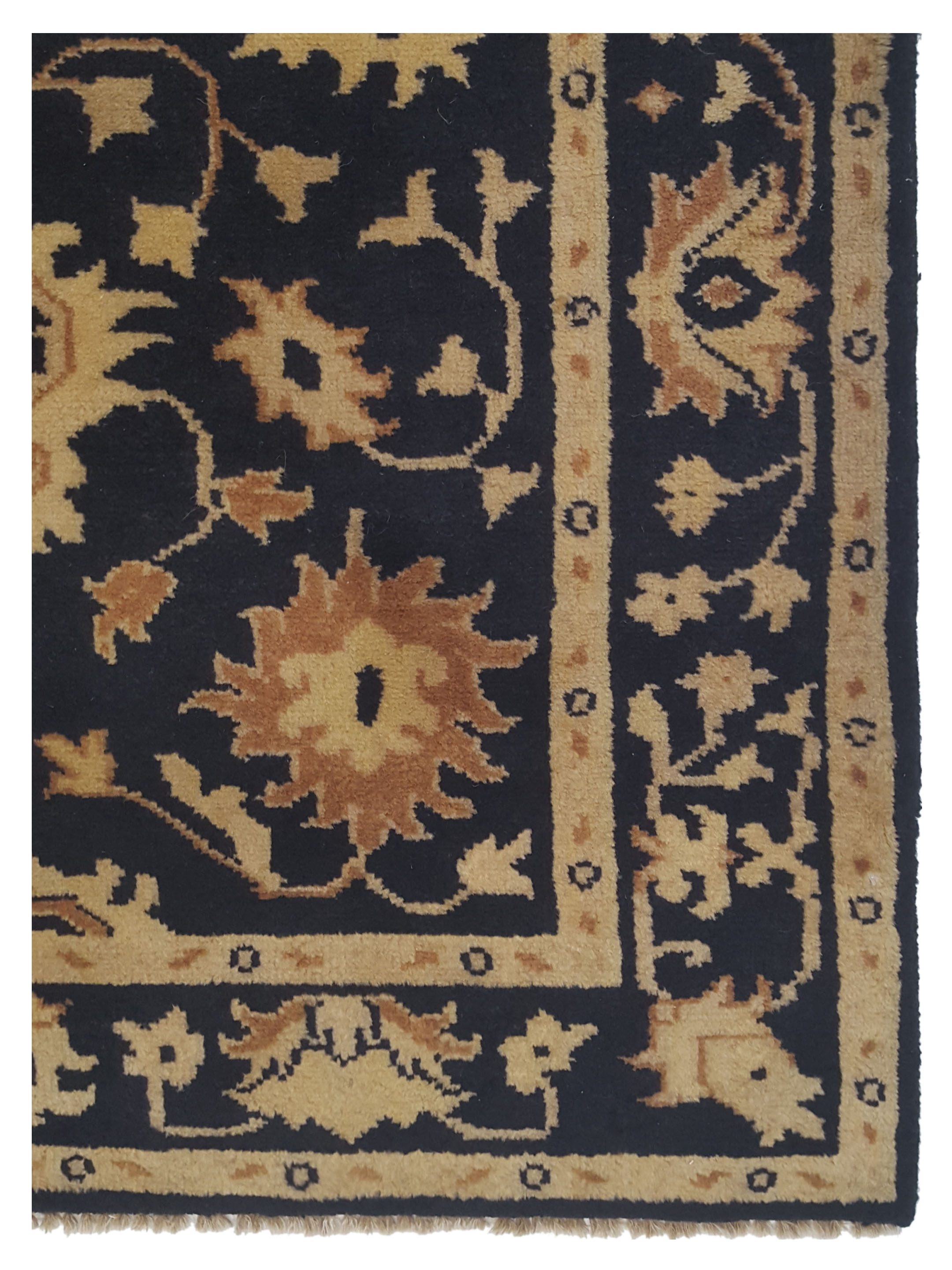 Tribal Hand Knotted Black 4x6 - Image 3 of 5