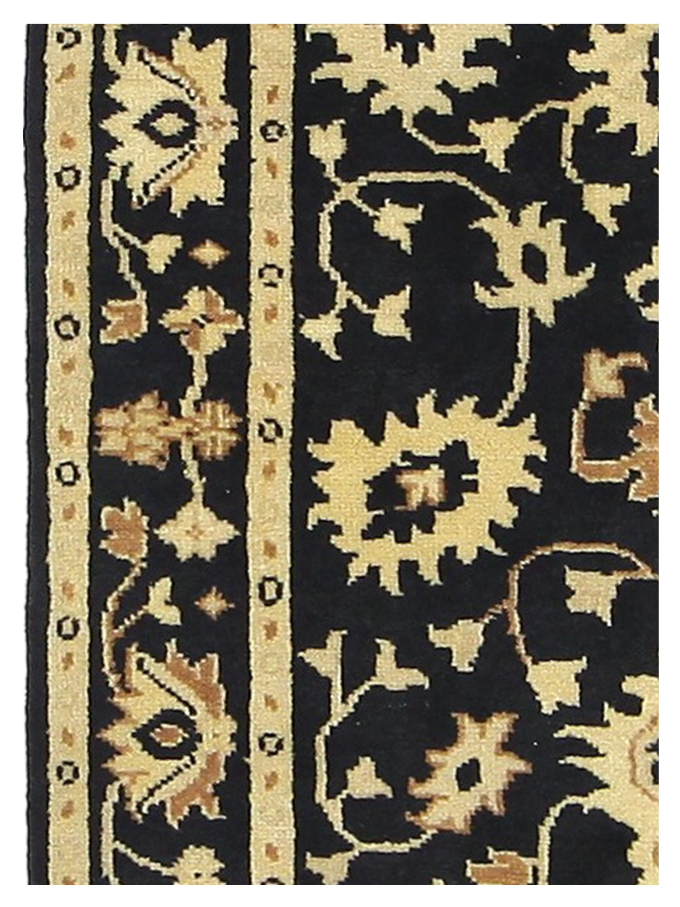 Tribal Hand Knotted Black 4x6 - Image 4 of 5