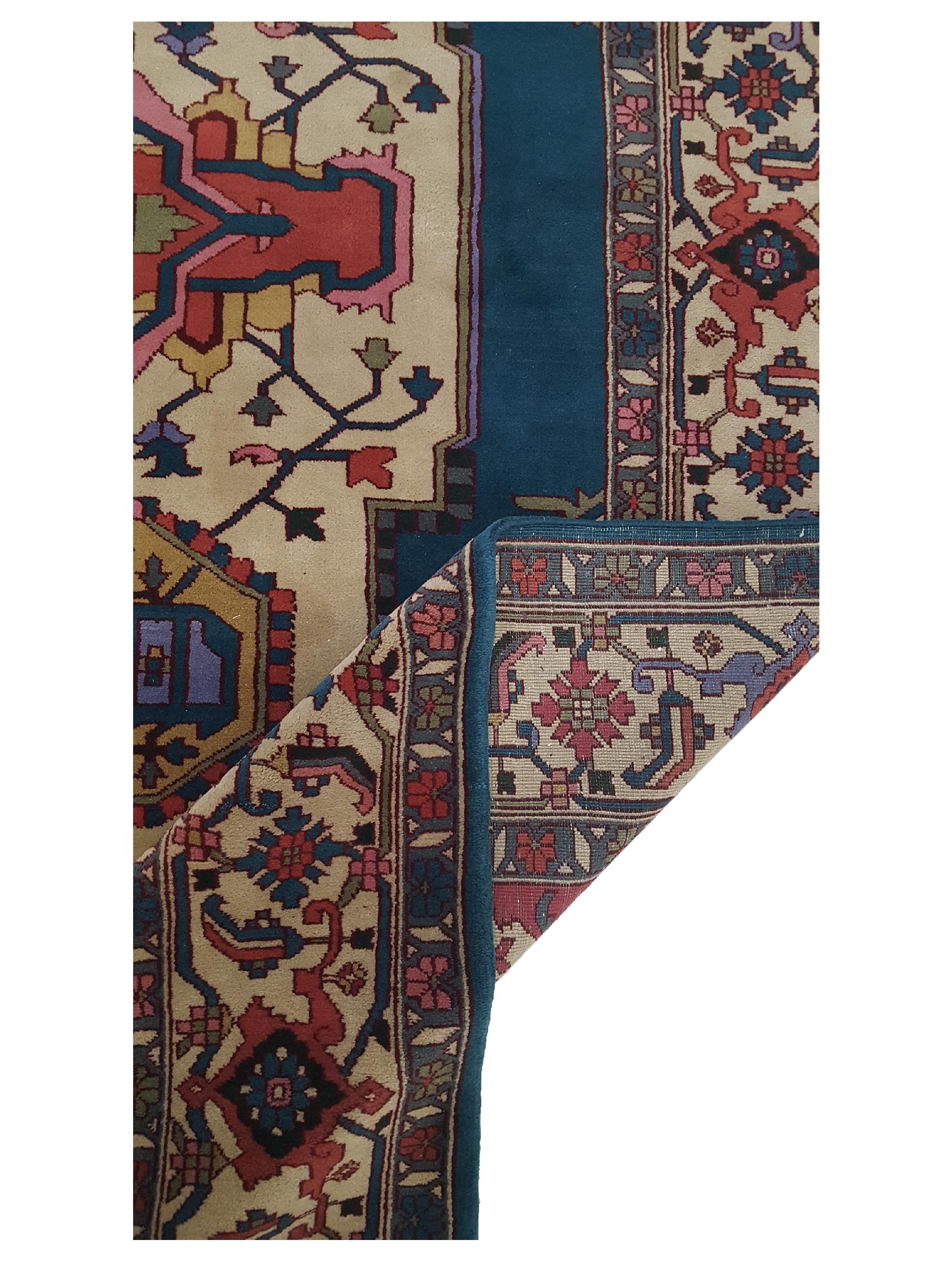 Turkestan Hand Knotted Green 10x14 - Image 3 of 6