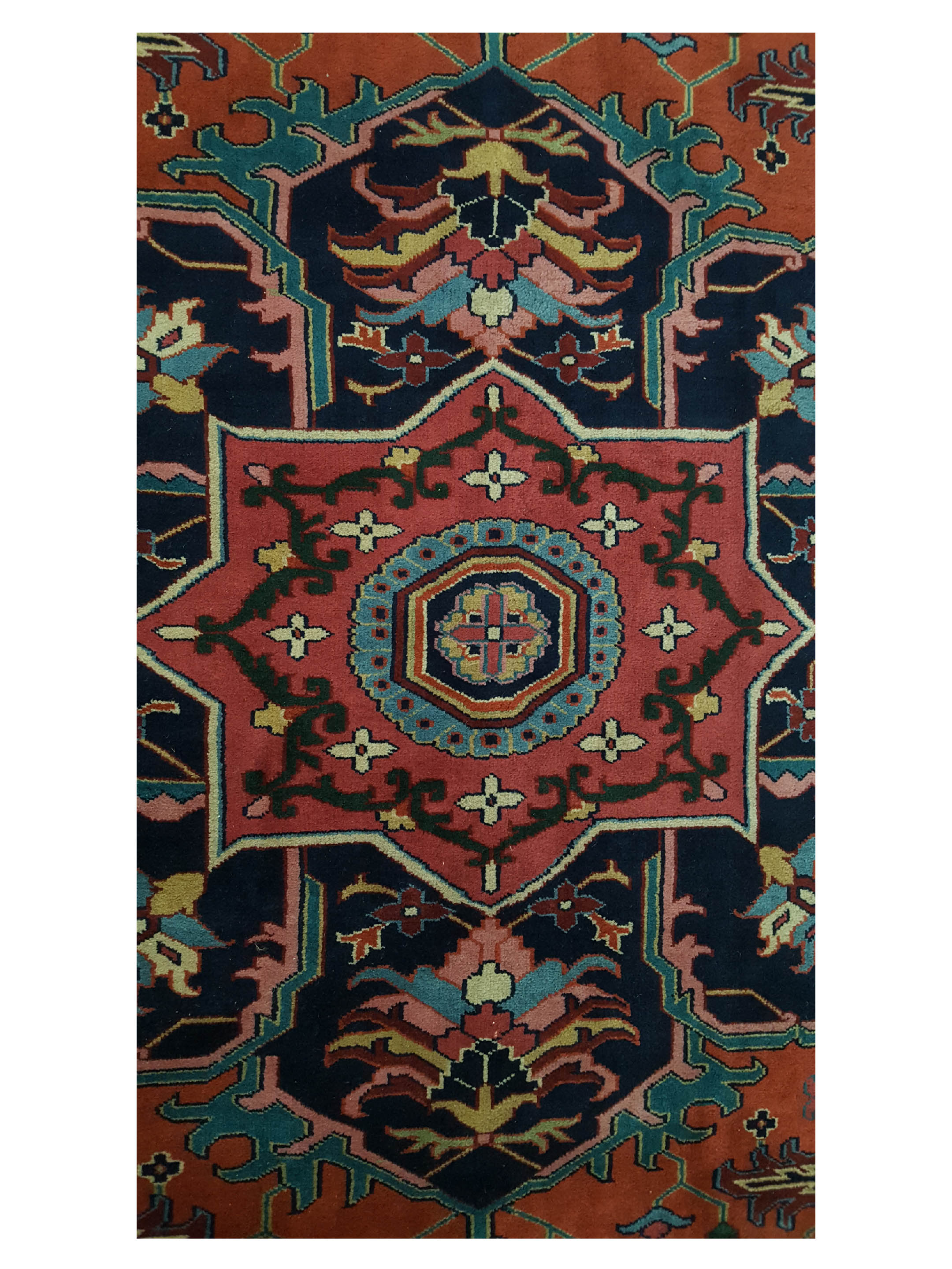 Turkestan Hand Knotted Rust 10x13 - Image 4 of 6