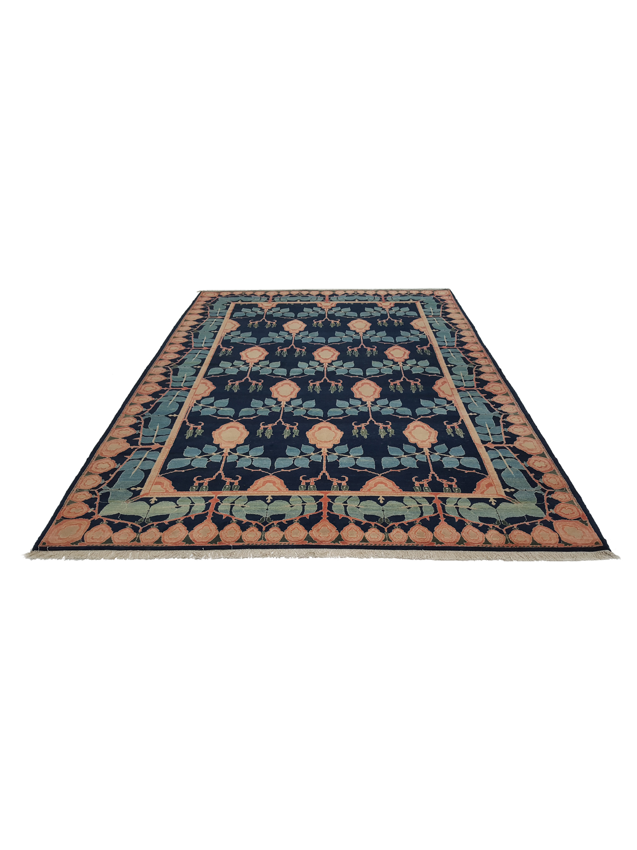 Turkish Knot Hand Knotted Blue 12x16 - Image 2 of 6
