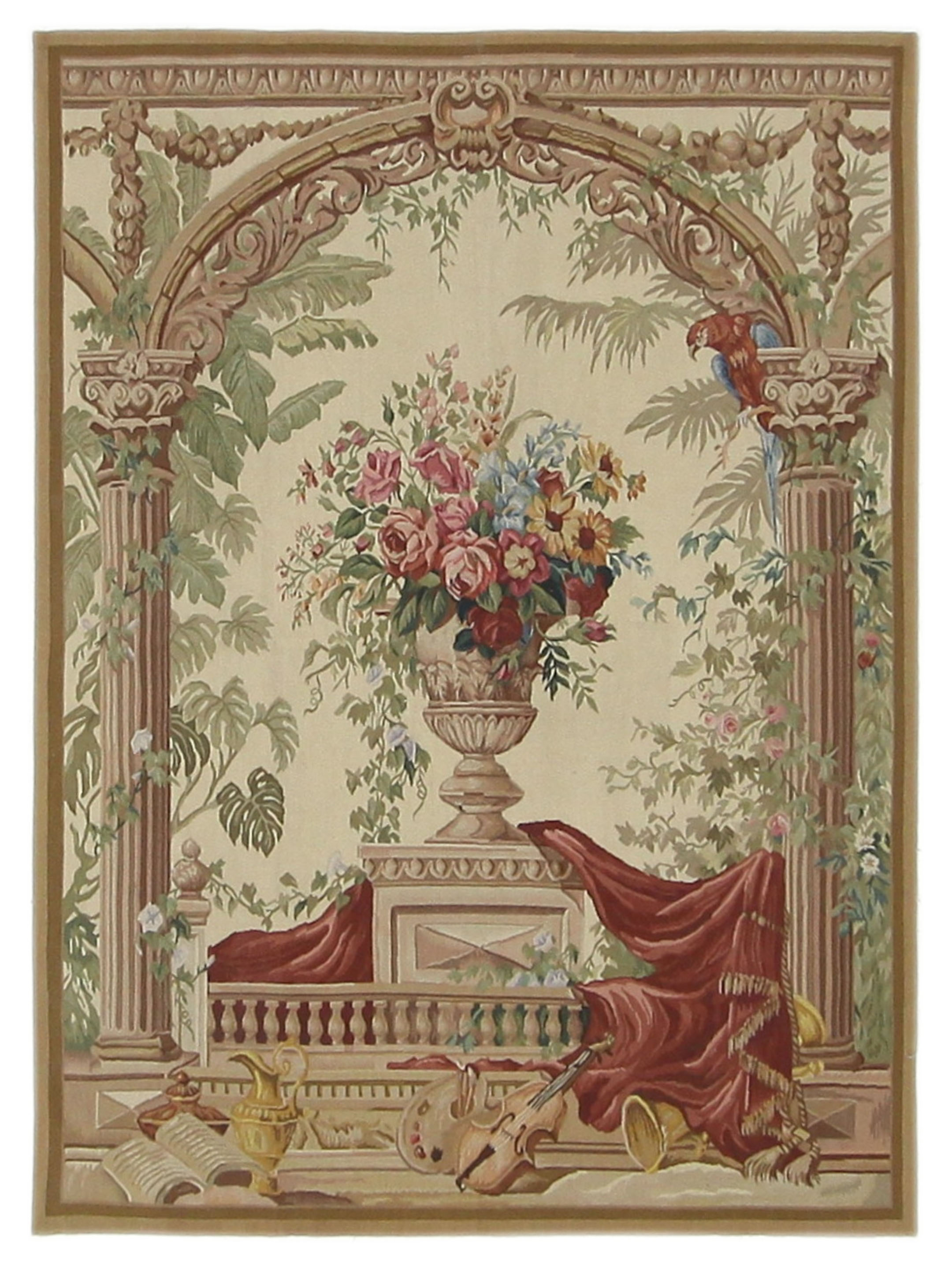 Tapestry Hand Knotted Ivory