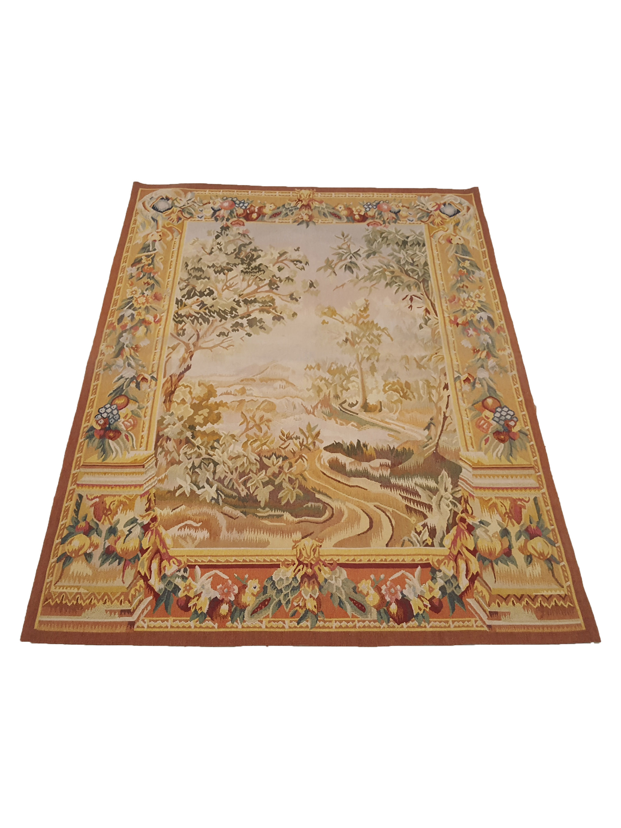 Tapestry Hand Knotted Beige 4x6 - Image 2 of 5