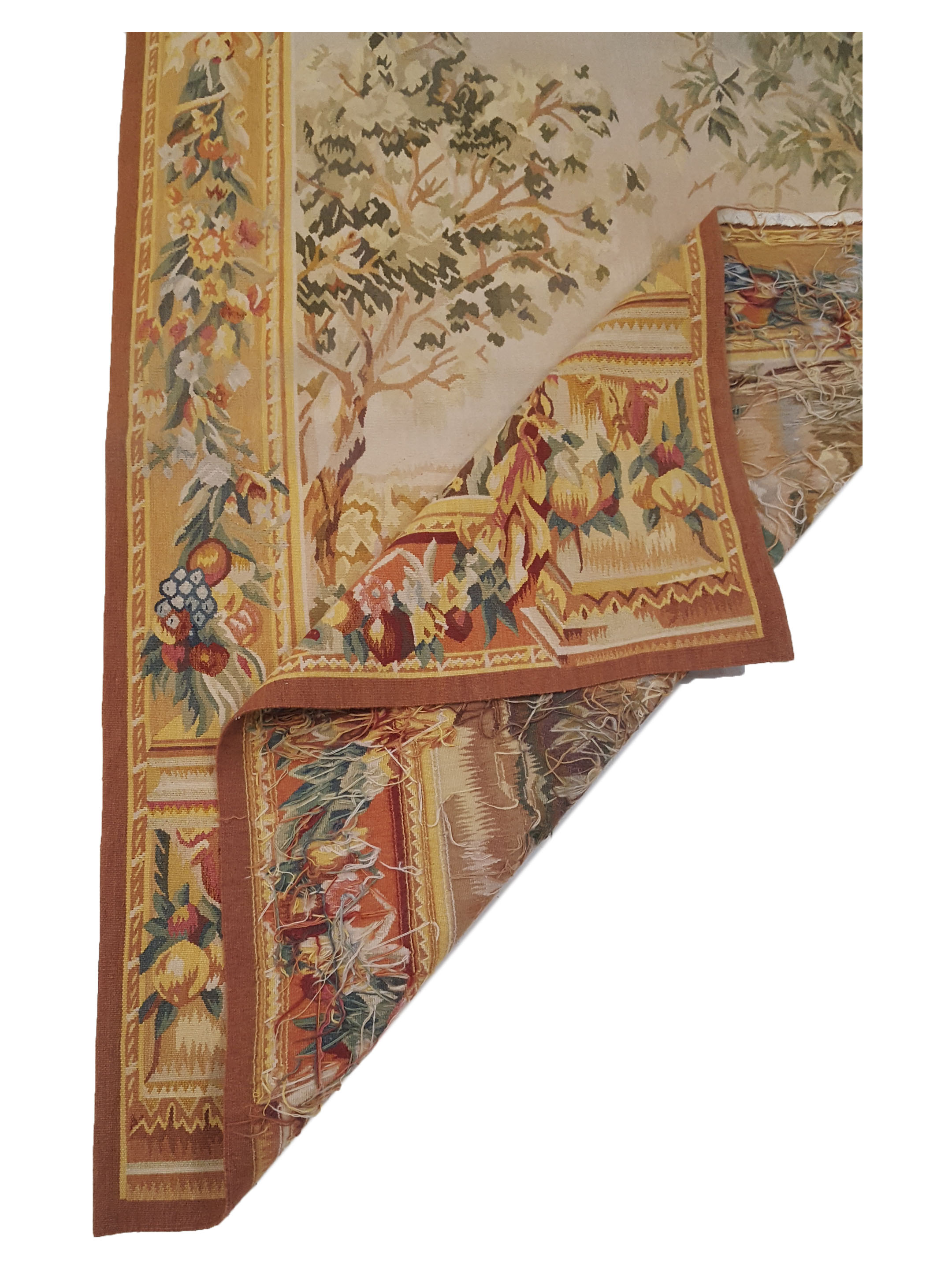 Tapestry Hand Knotted Beige 4x6 - Image 3 of 5