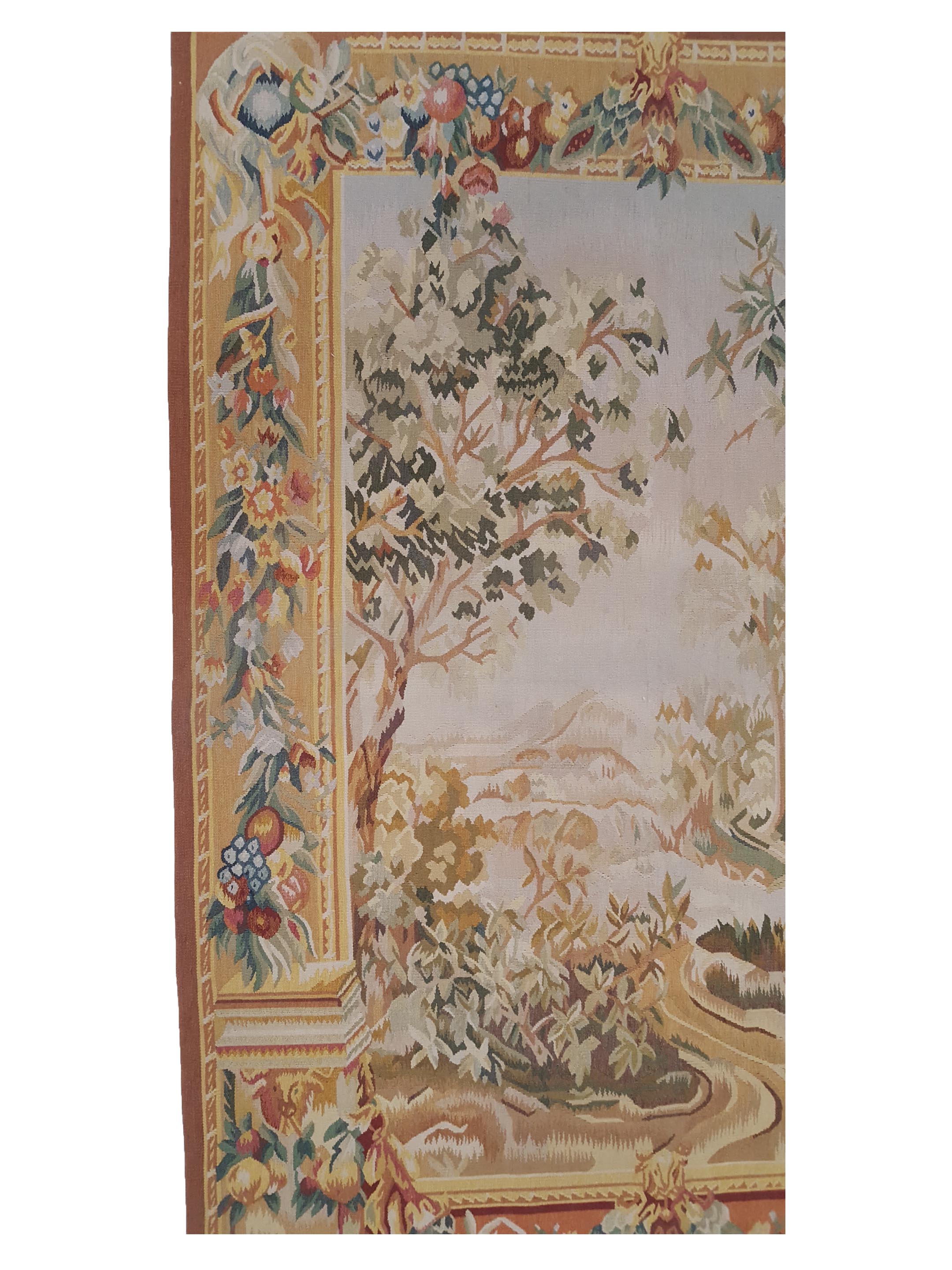 Tapestry Hand Knotted Beige 4x6 - Image 5 of 5