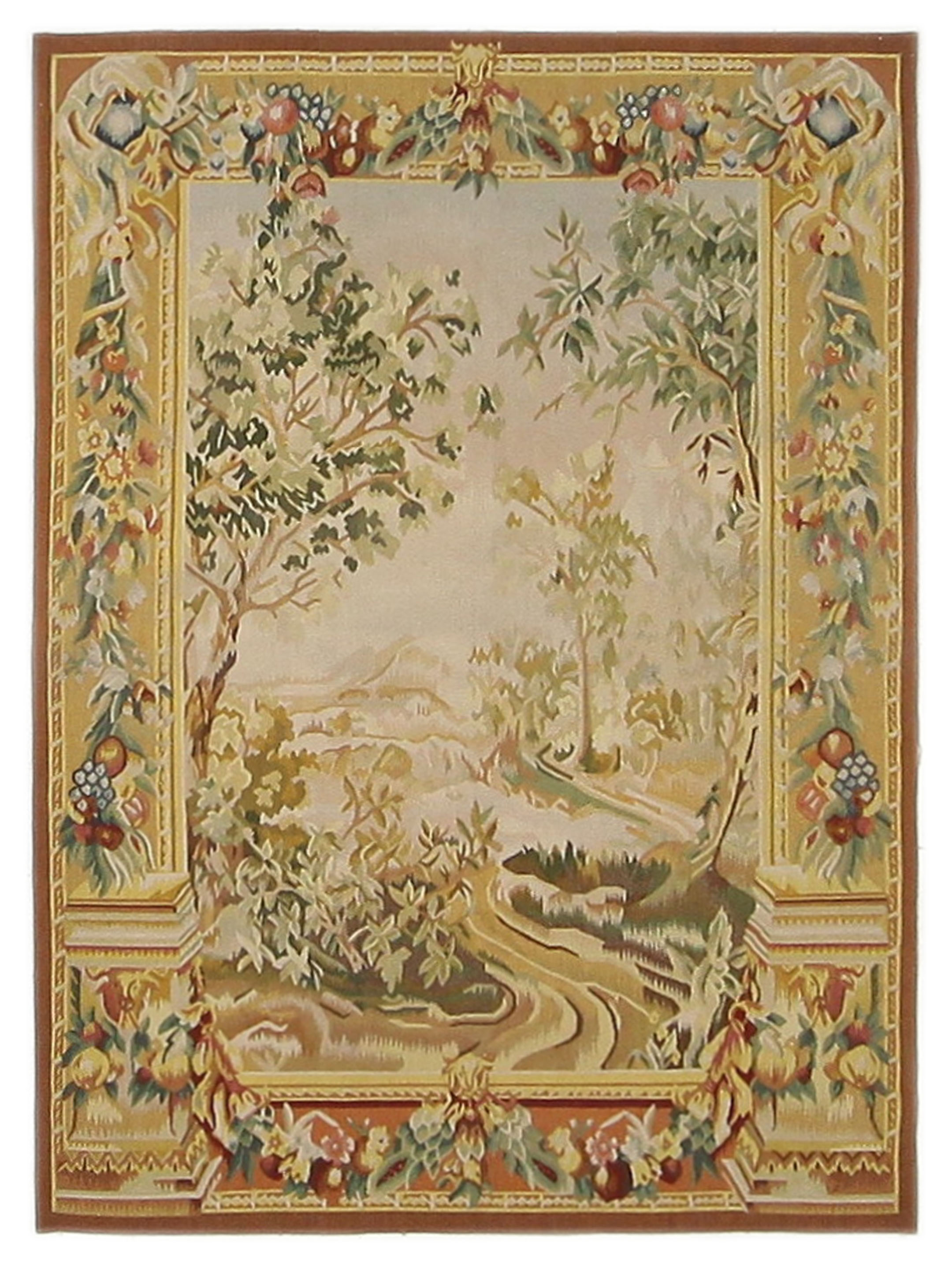 Tapestry Hand Knotted Beige 4x6