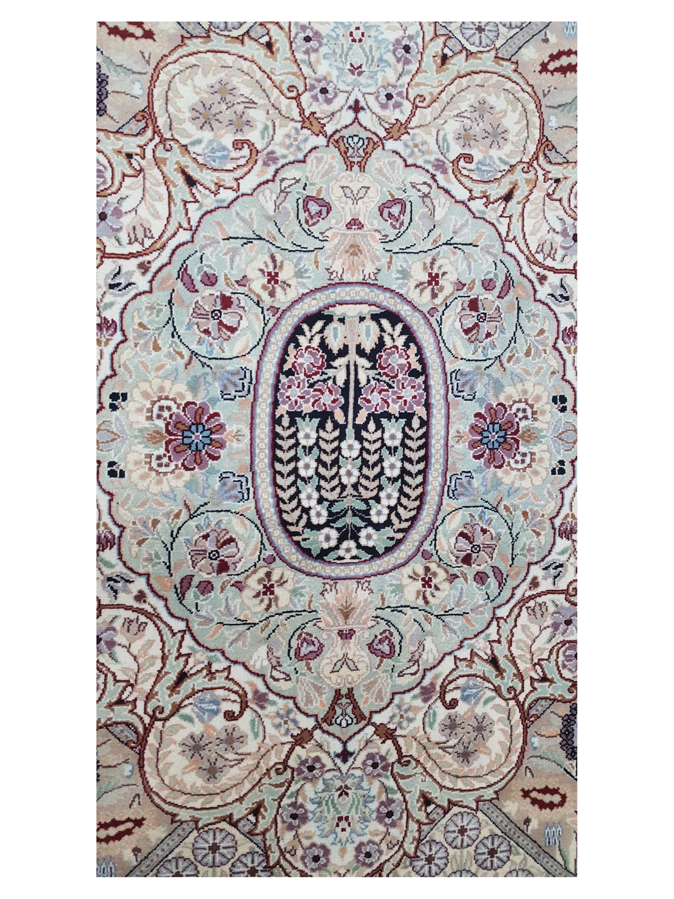 Classic Hand Knotted Black 9x13 - Image 5 of 6