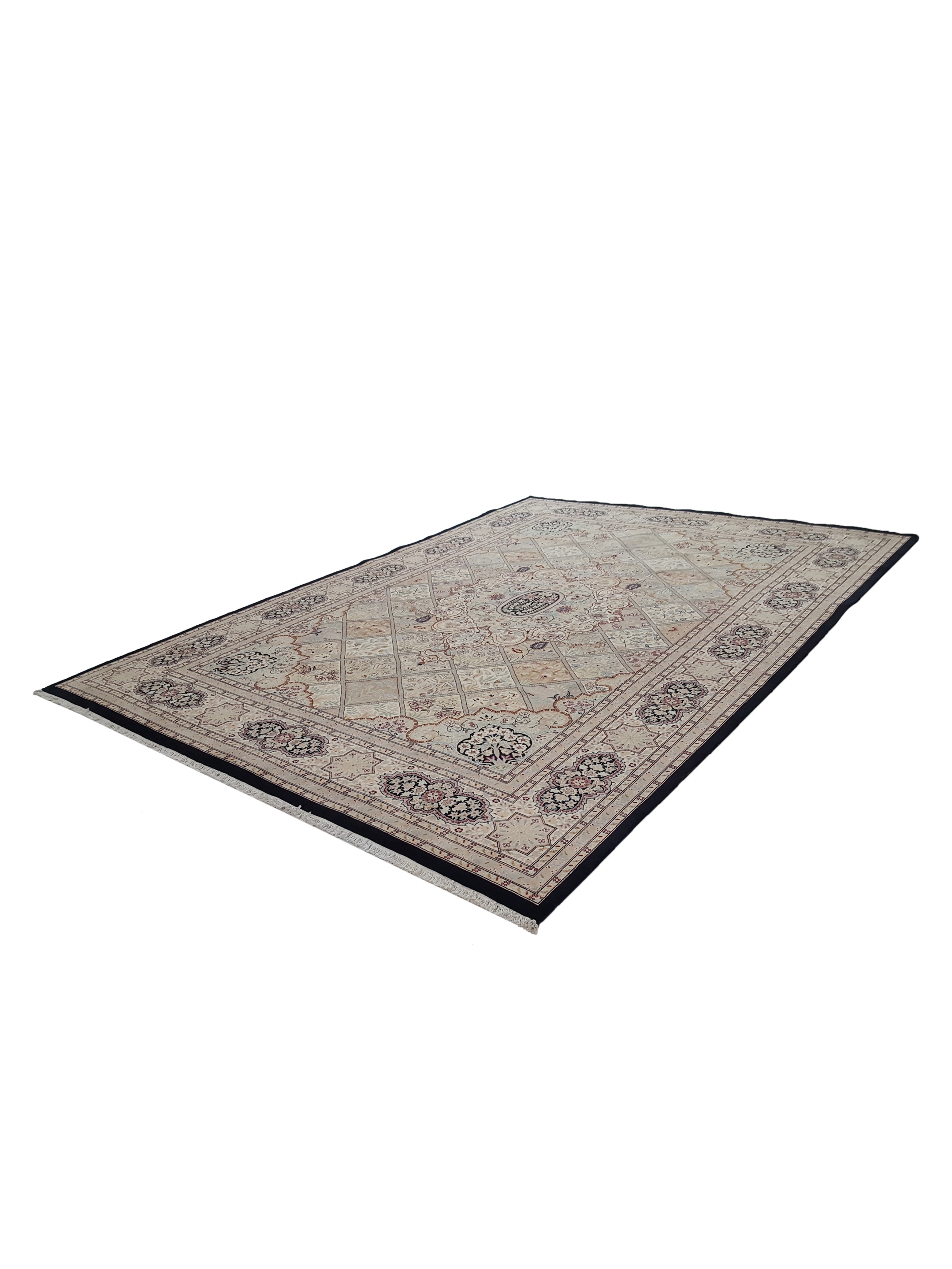 Classic Hand Knotted Black 9x13 - Image 6 of 6