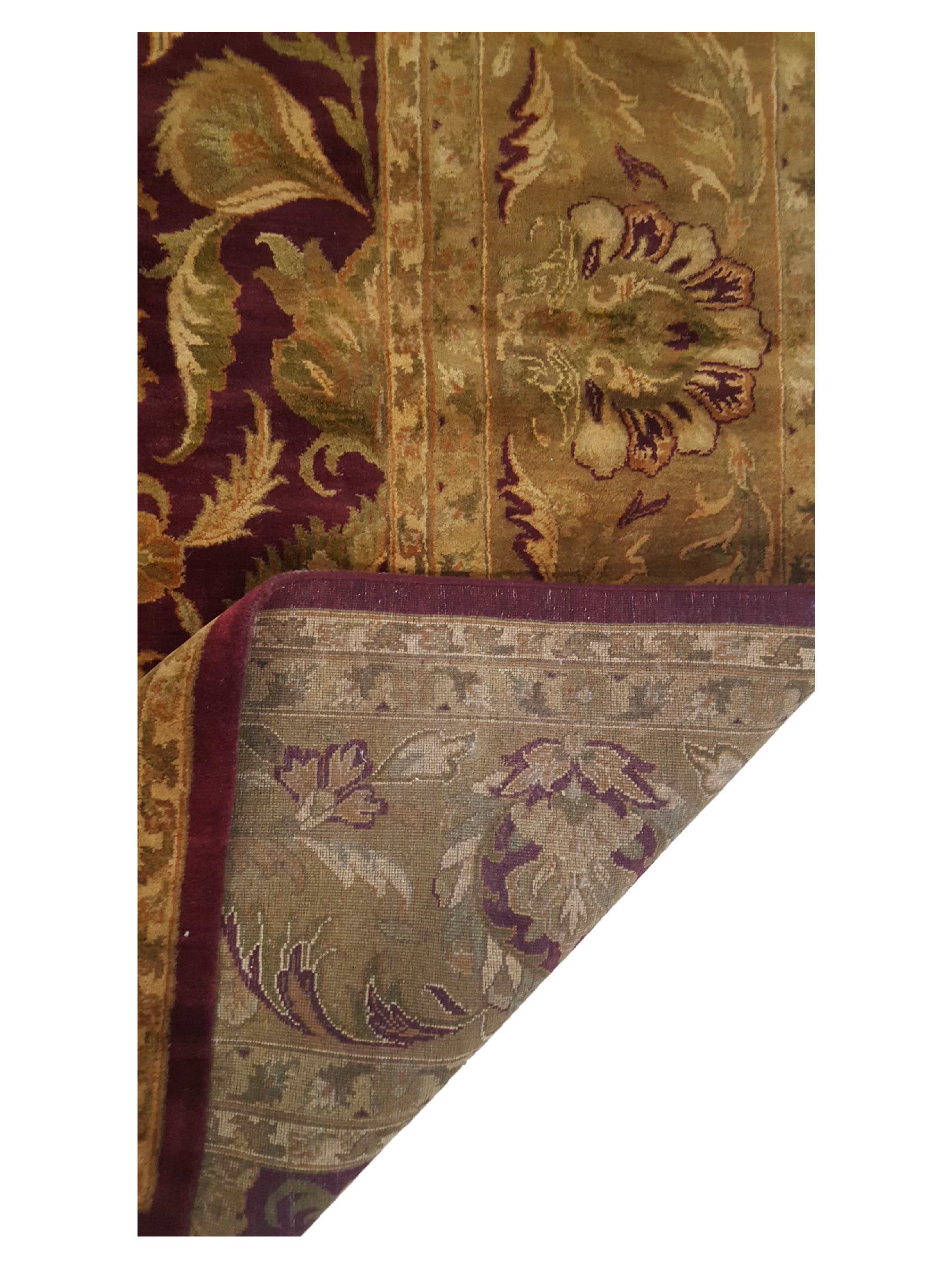 Estate Hand Knotted Red 12x18 - Image 3 of 6