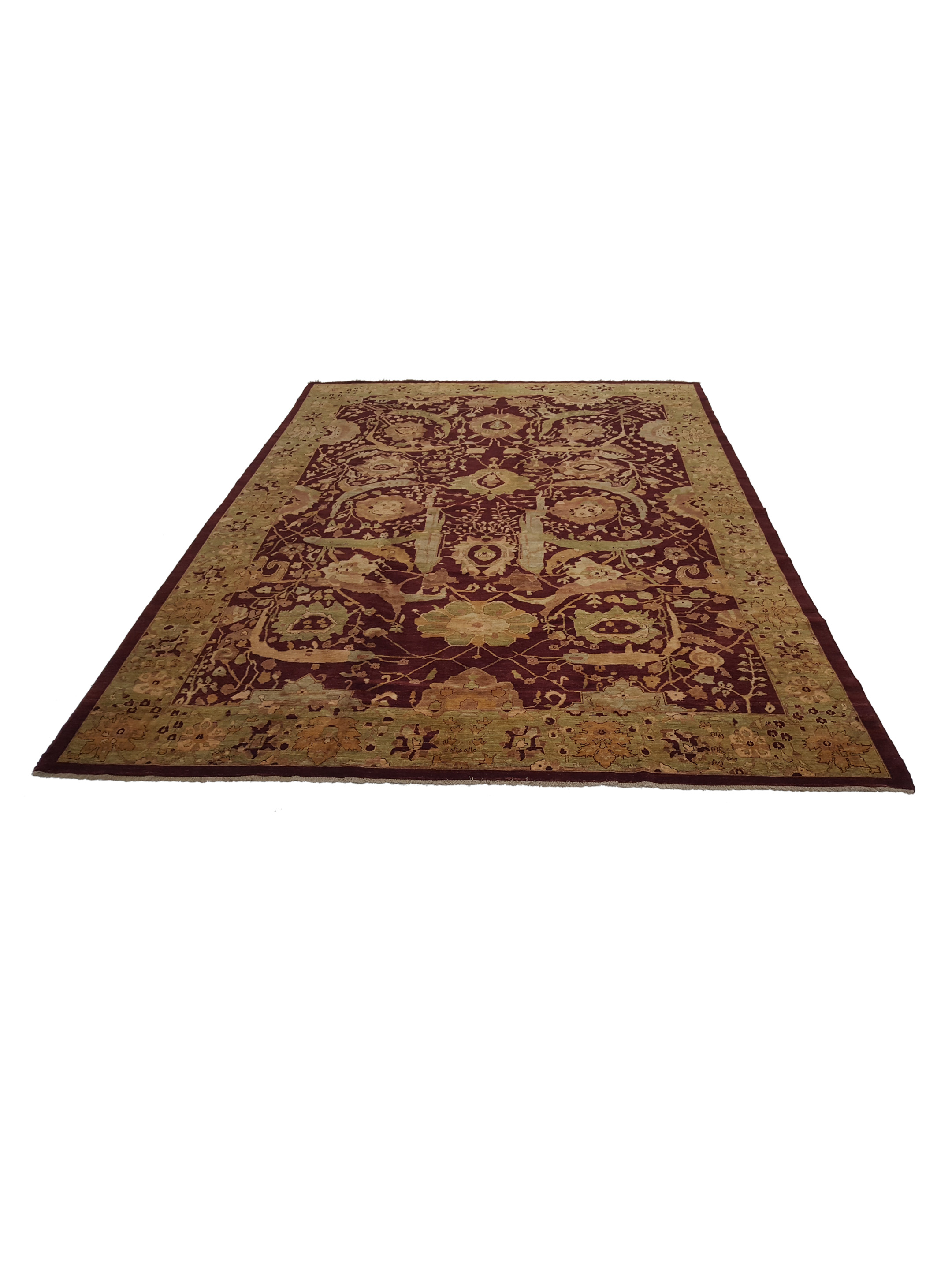 Ziegler Hand Knotted Red 12x16 - Image 2 of 6