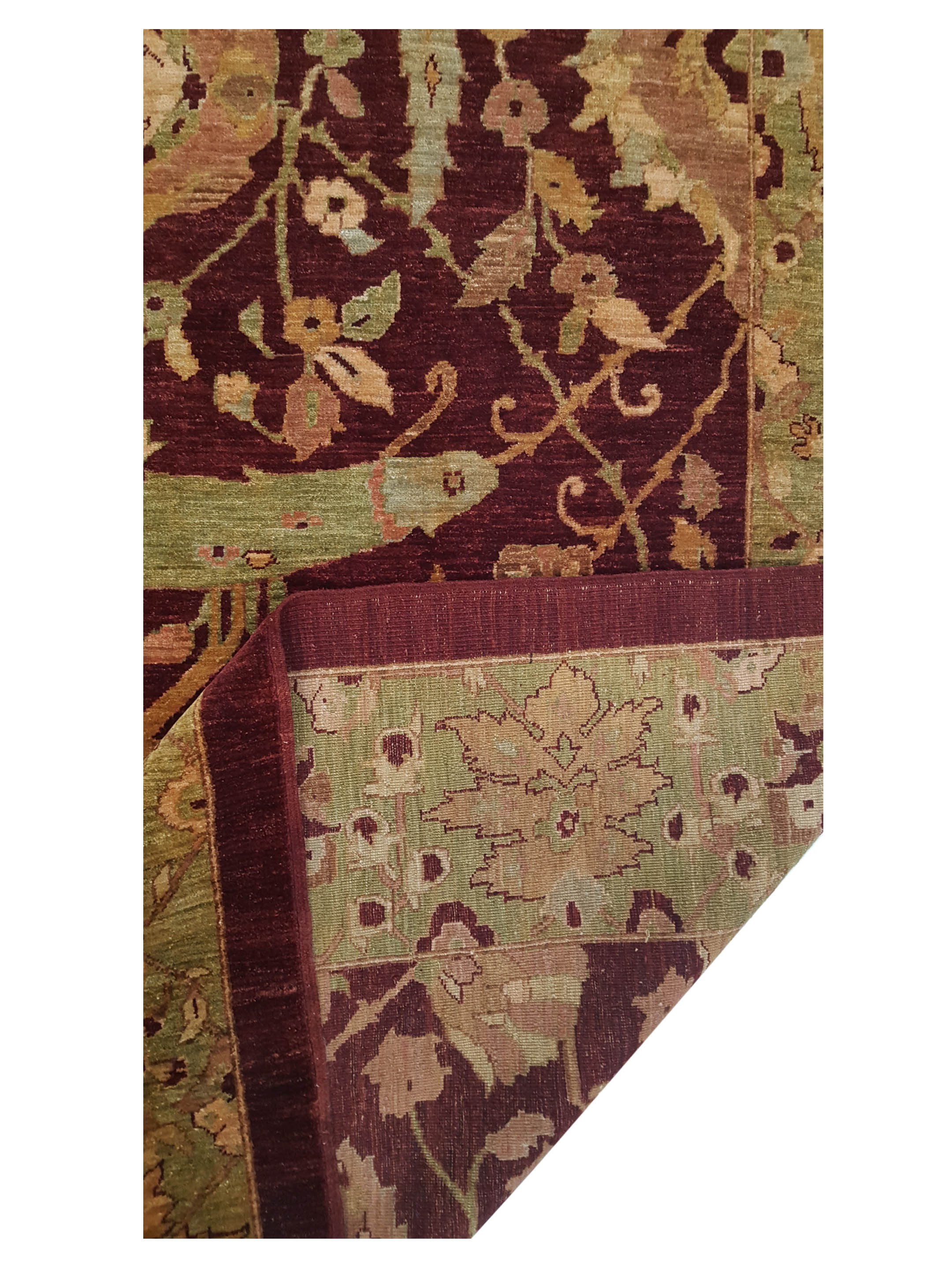 Ziegler Hand Knotted Red 12x16 - Image 3 of 6