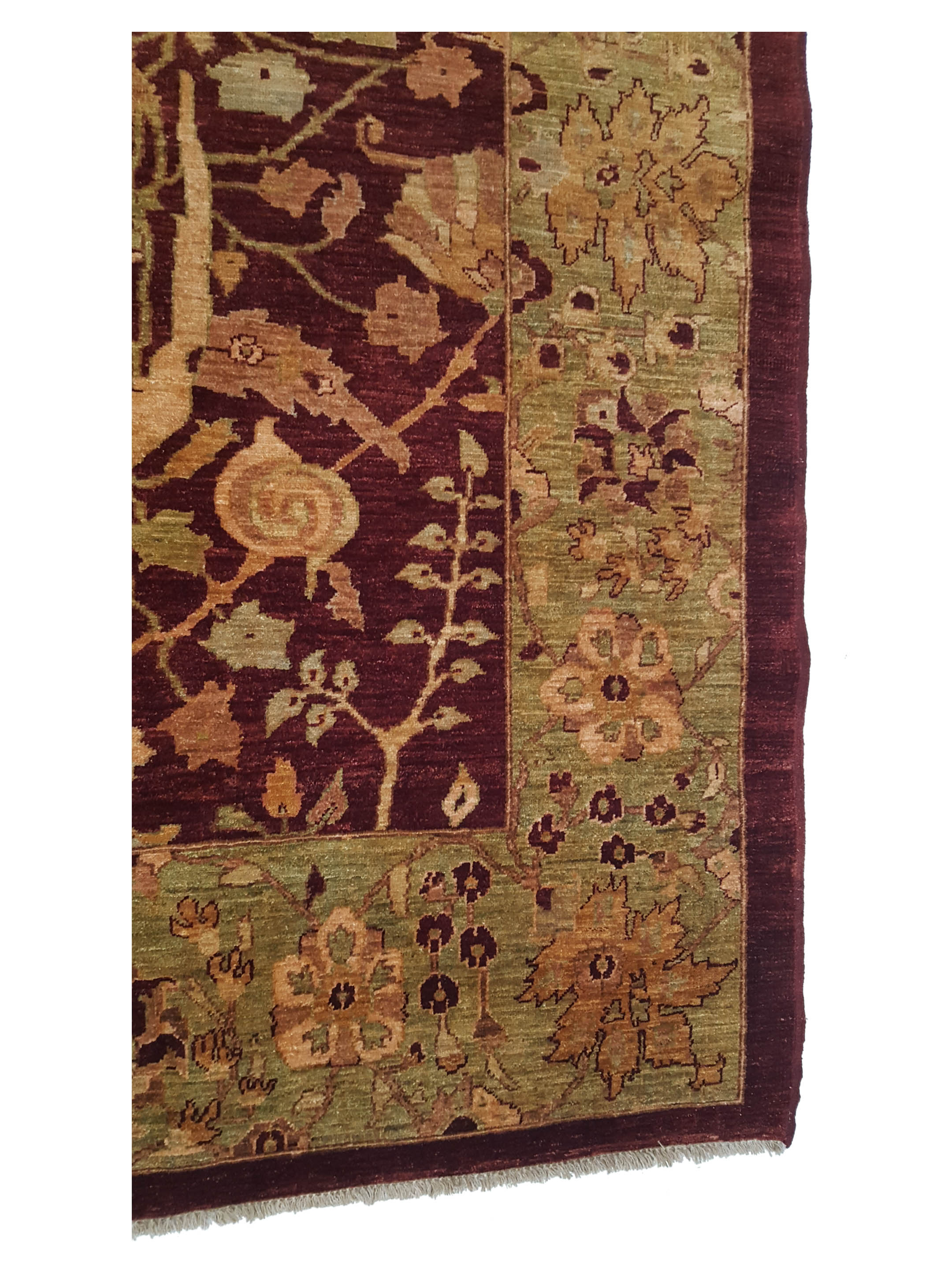 Ziegler Hand Knotted Red 12x16 - Image 4 of 6