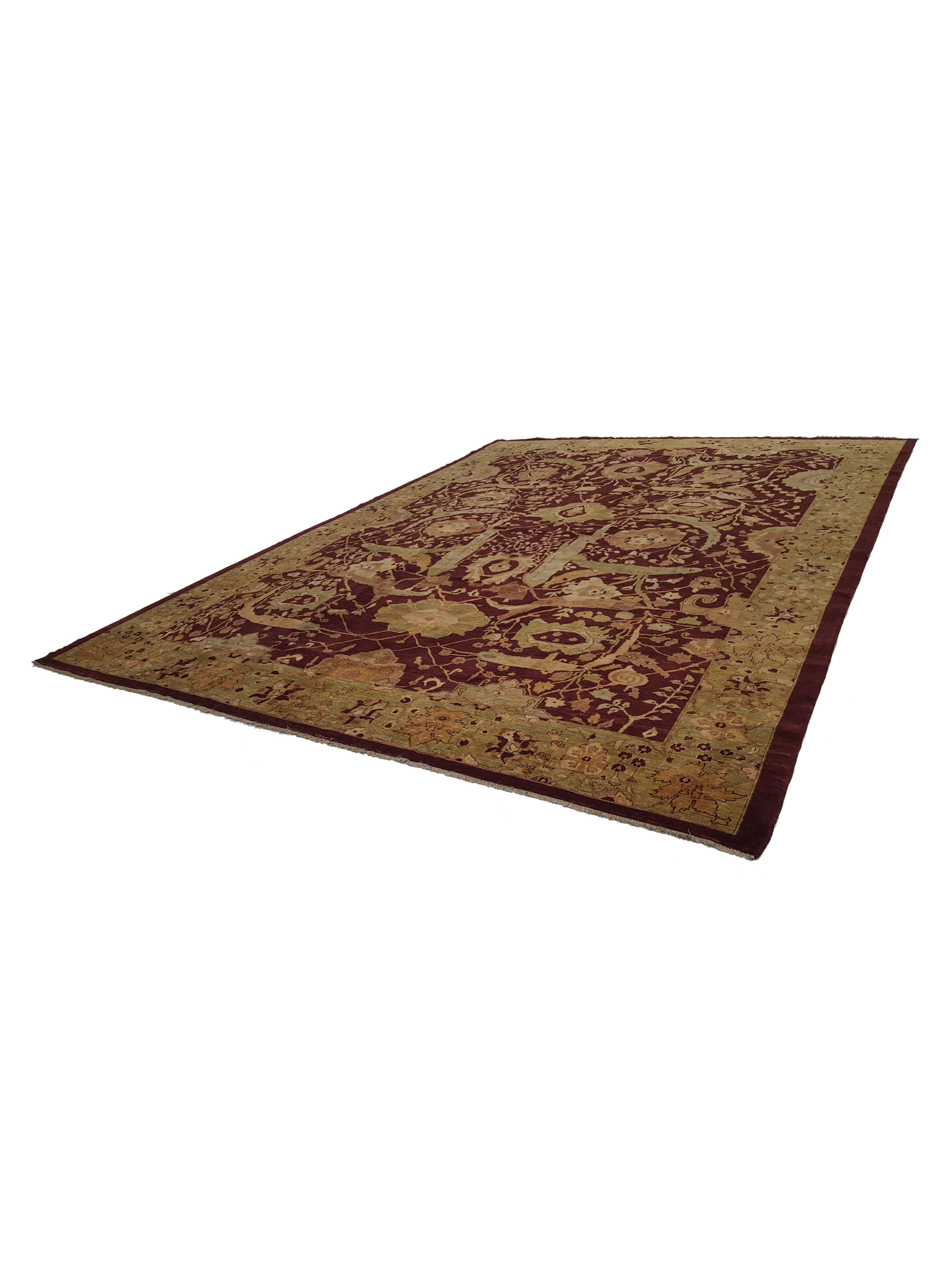 Ziegler Hand Knotted Red 12x16 - Image 6 of 6