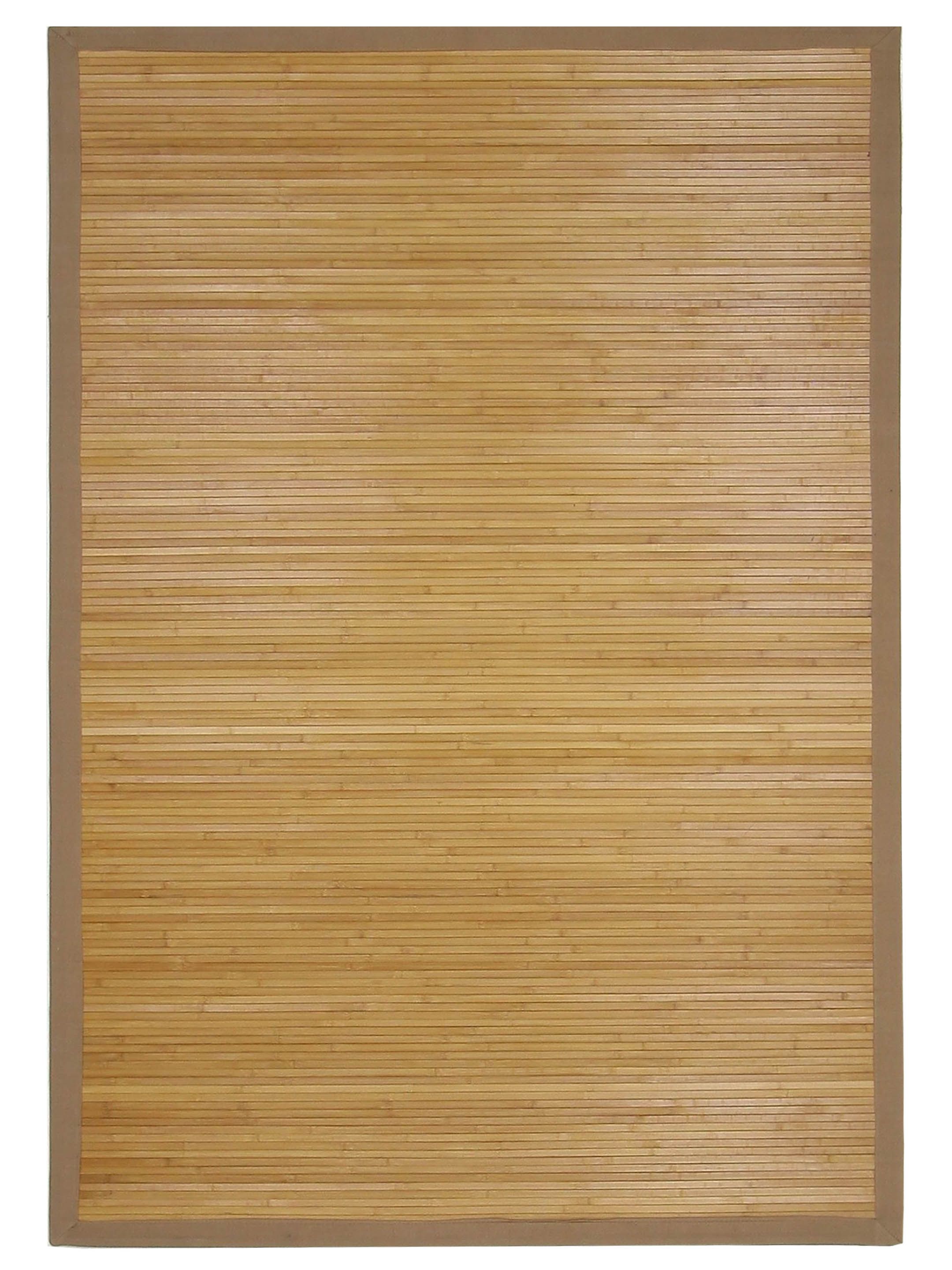 Bamboo Hand Knotted Beige 5x8