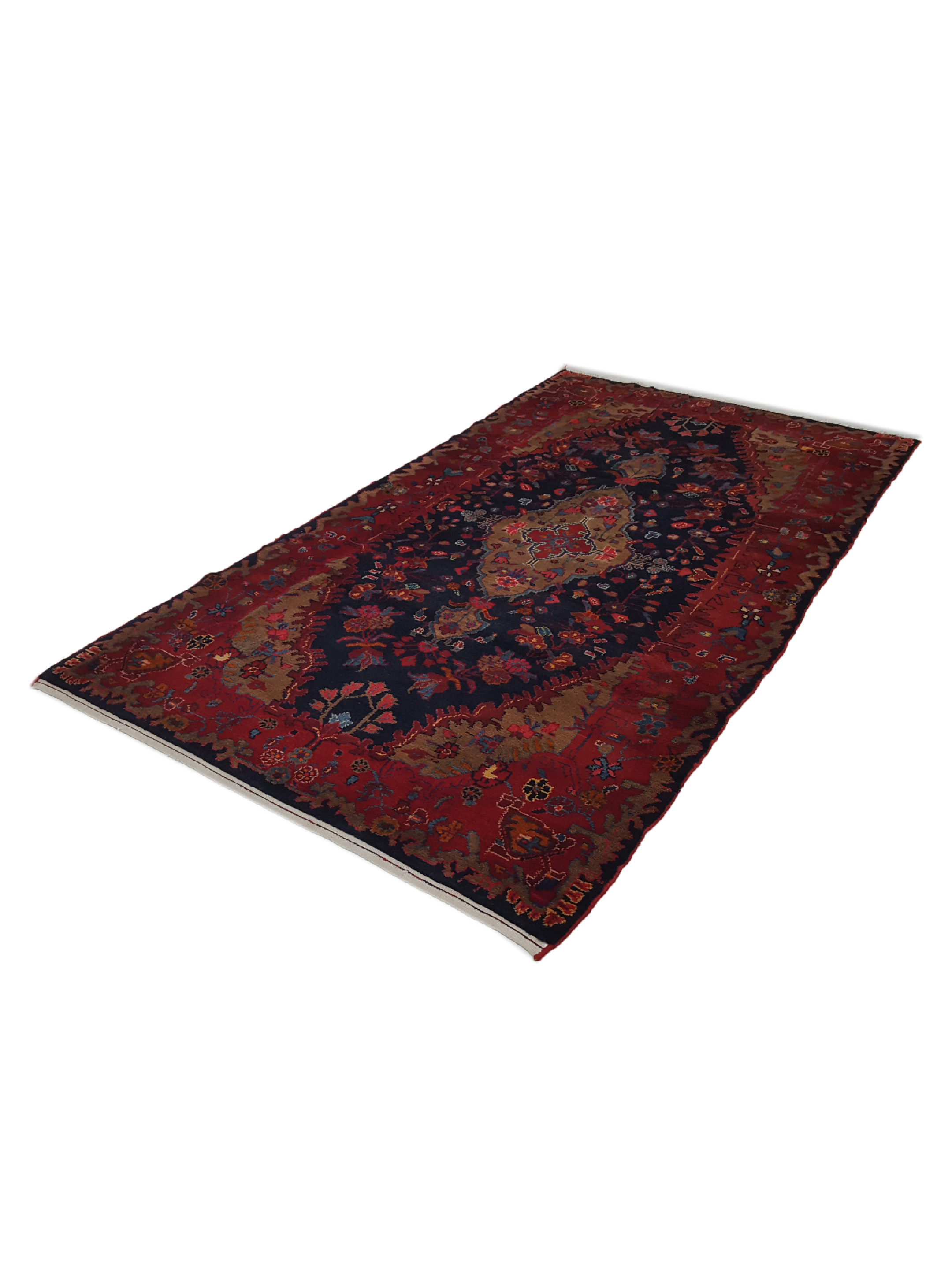 Hamadan Hand Knotted Red 5x8 - Image 6 of 6