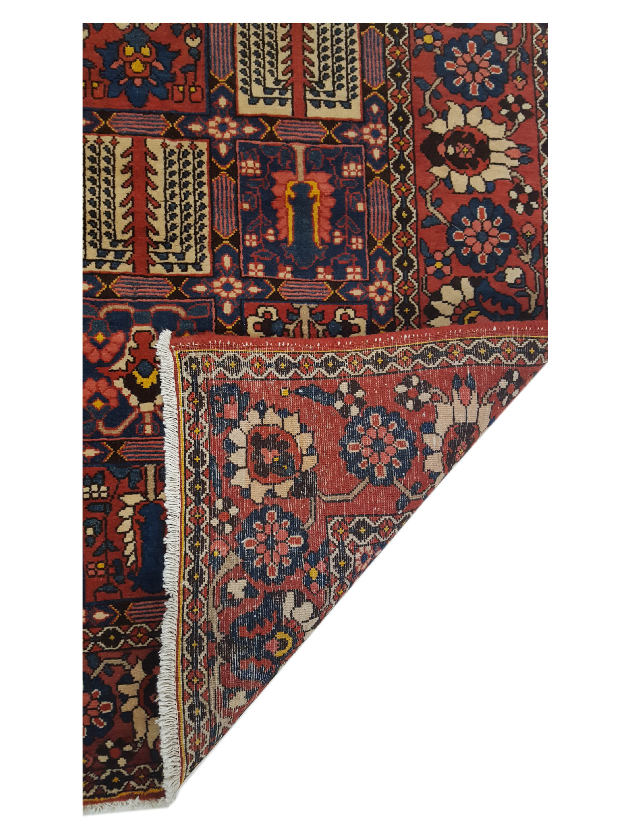 Bakhtiyari Hand Knotted Red 7x11 - Image 3 of 6