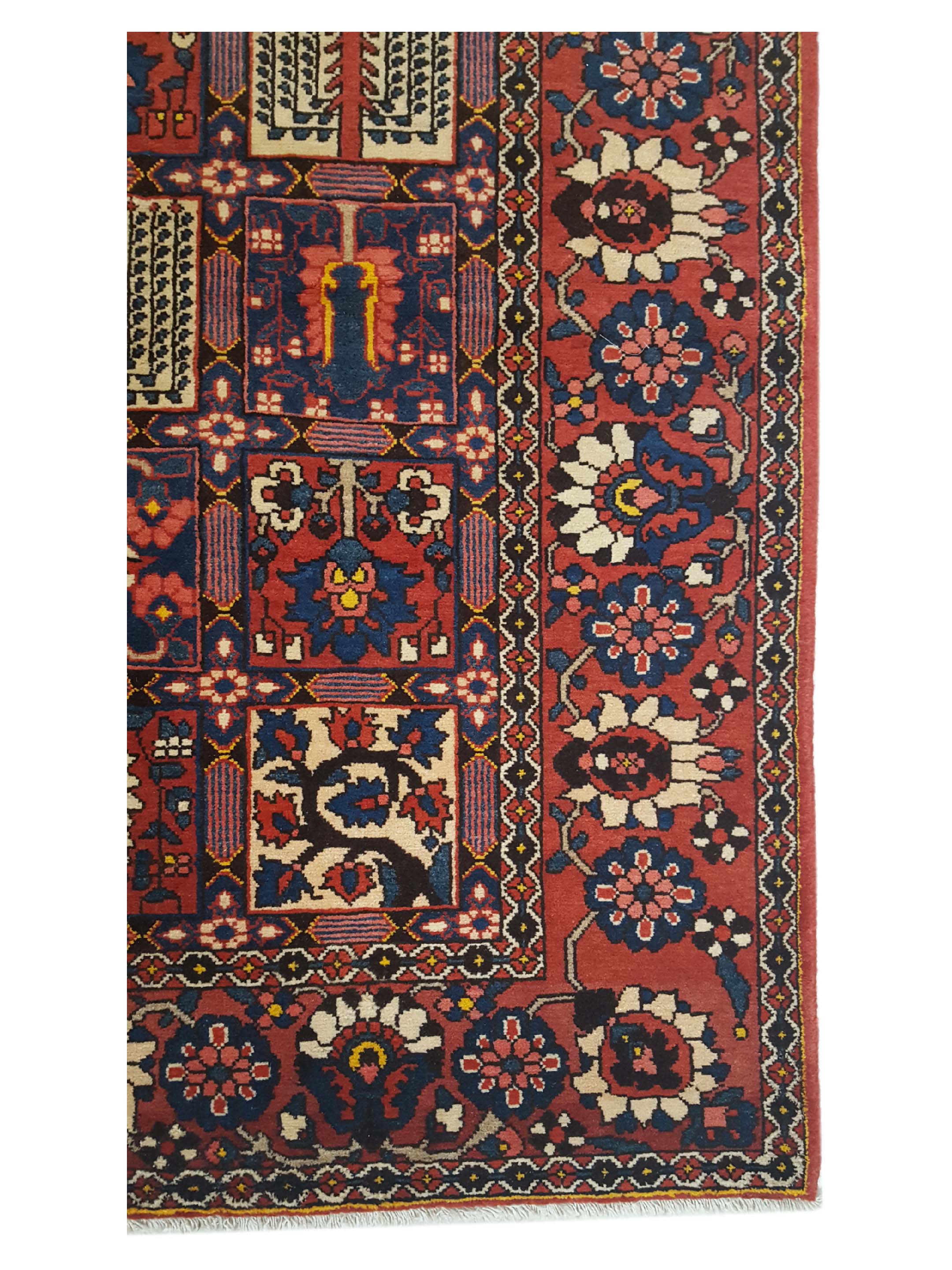 Bakhtiyari Hand Knotted Red 7x11 - Image 4 of 6