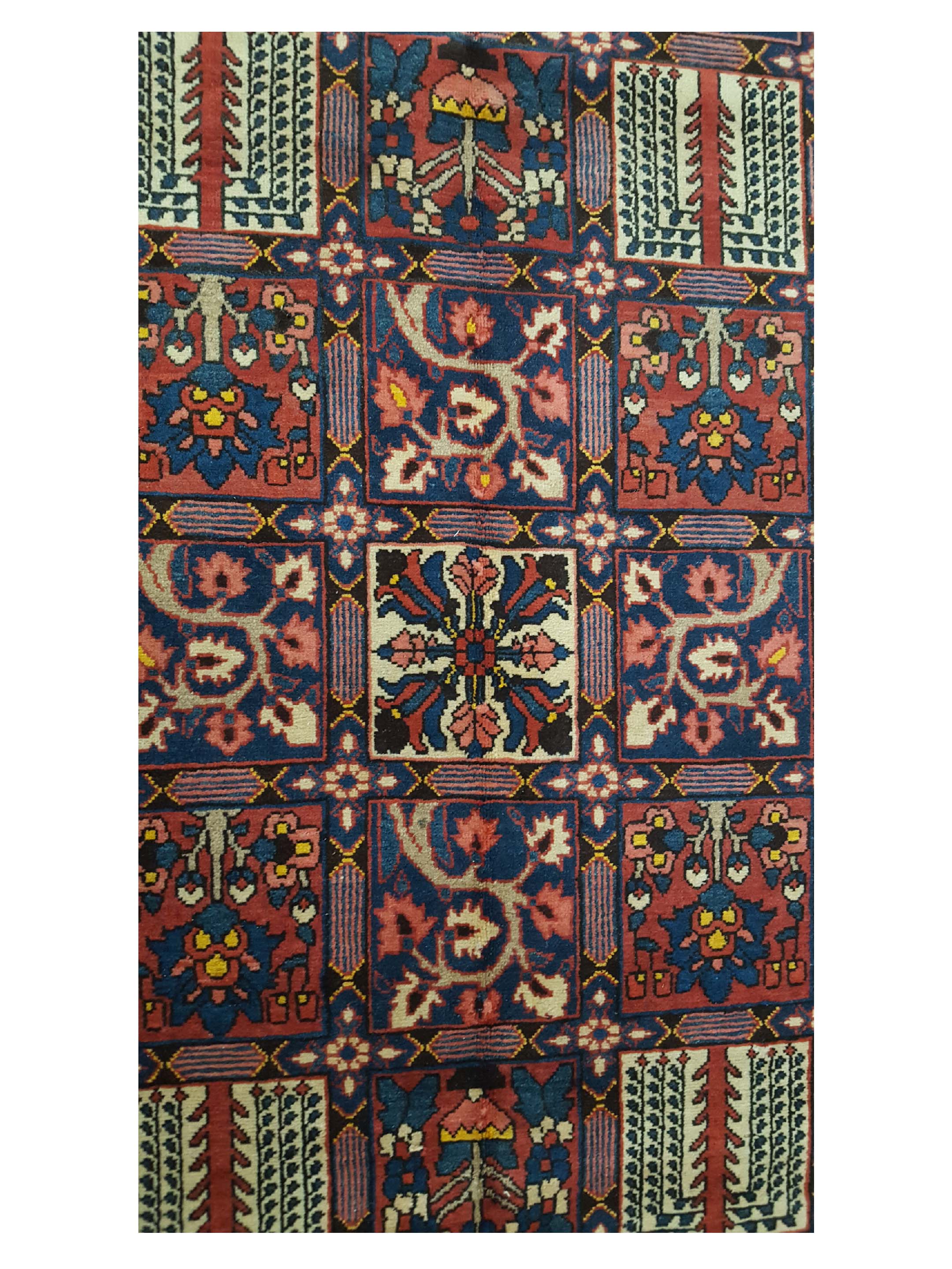 Bakhtiyari Hand Knotted Red 7x11 - Image 5 of 6