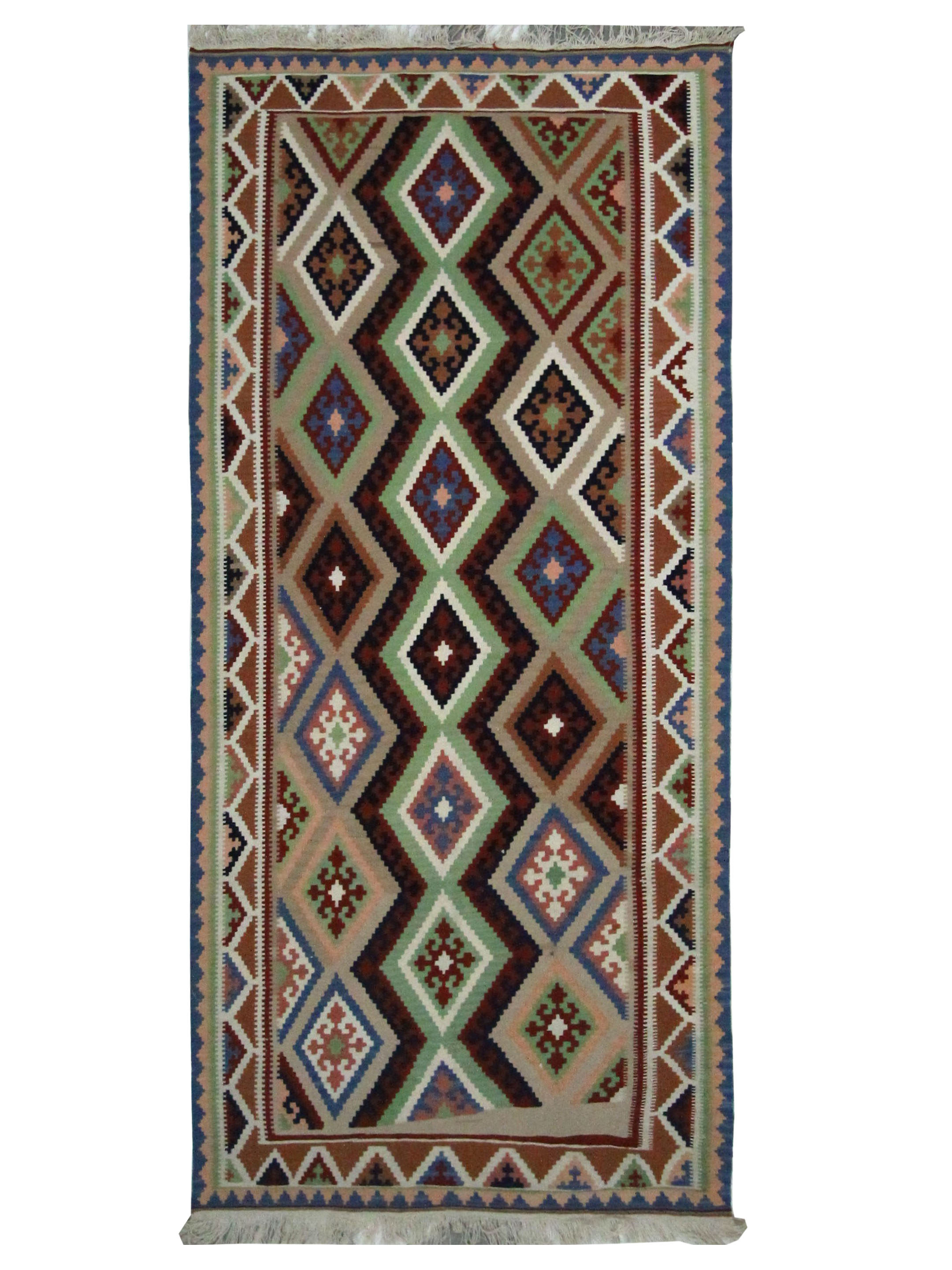 Kilim Hand Woven Blue 5x10