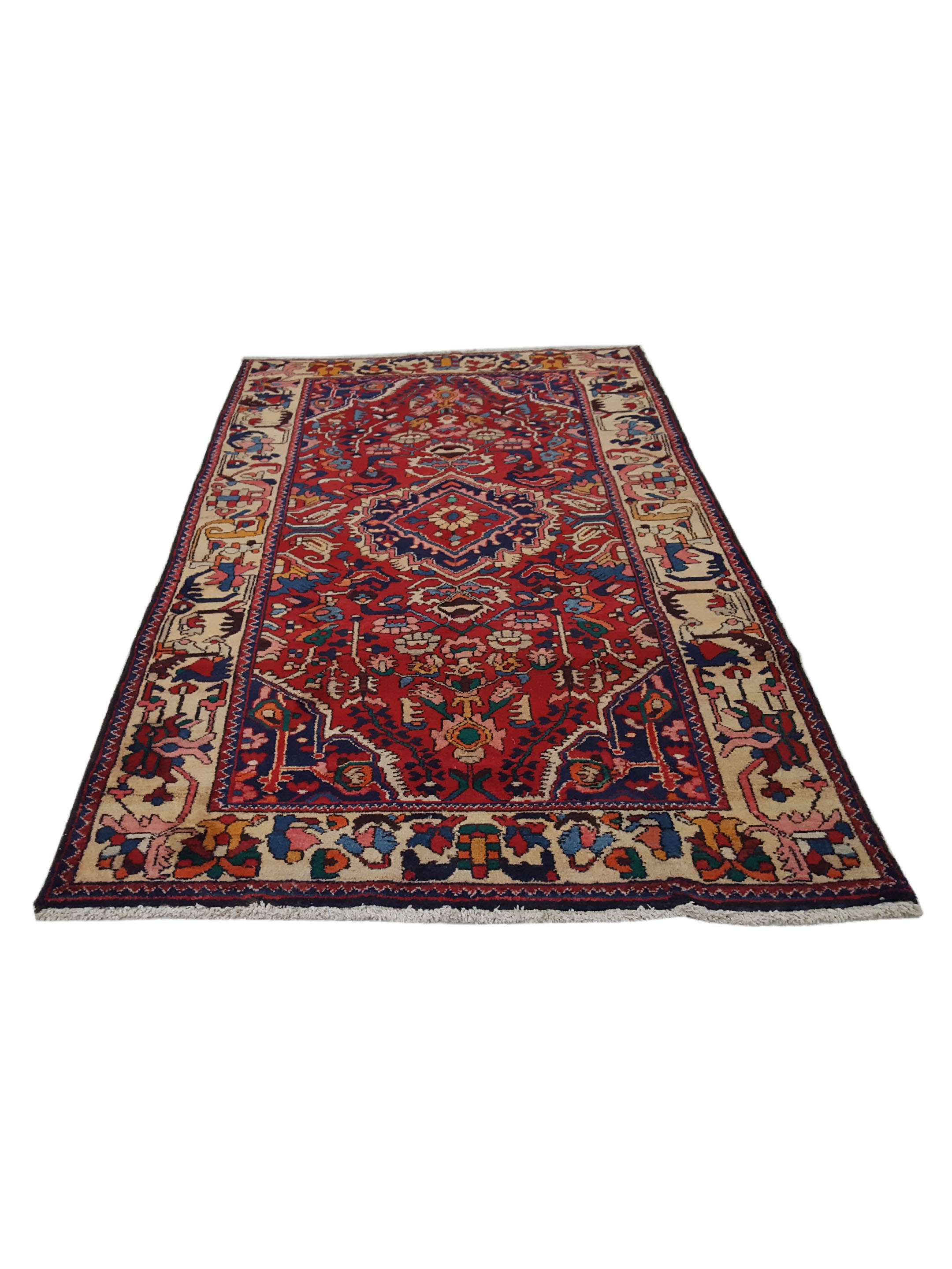 Bakhtiyari Hand Knotted Navy 5x9 - Image 2 of 6