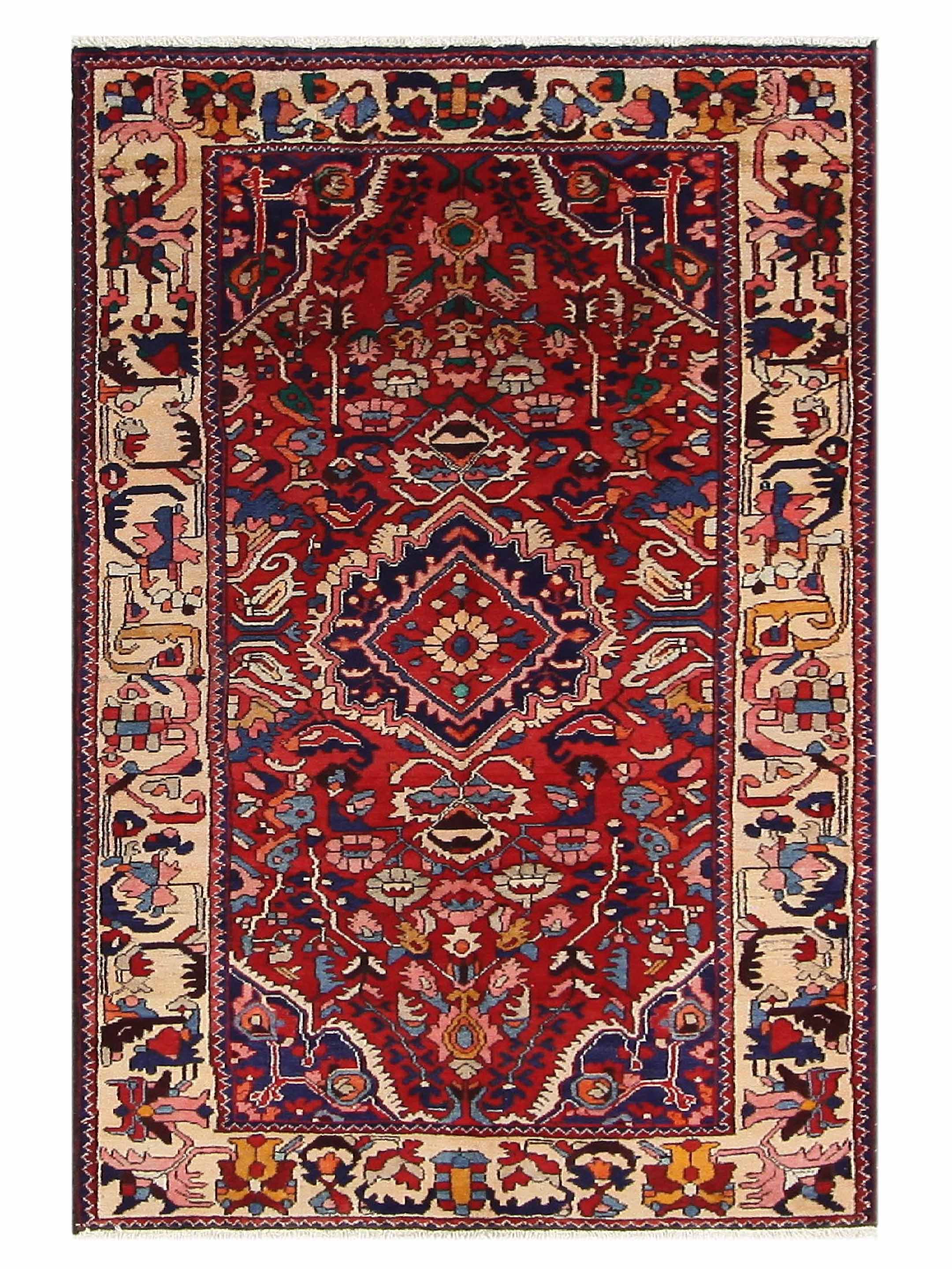 Bakhtiyari Hand Knotted Navy 5x9