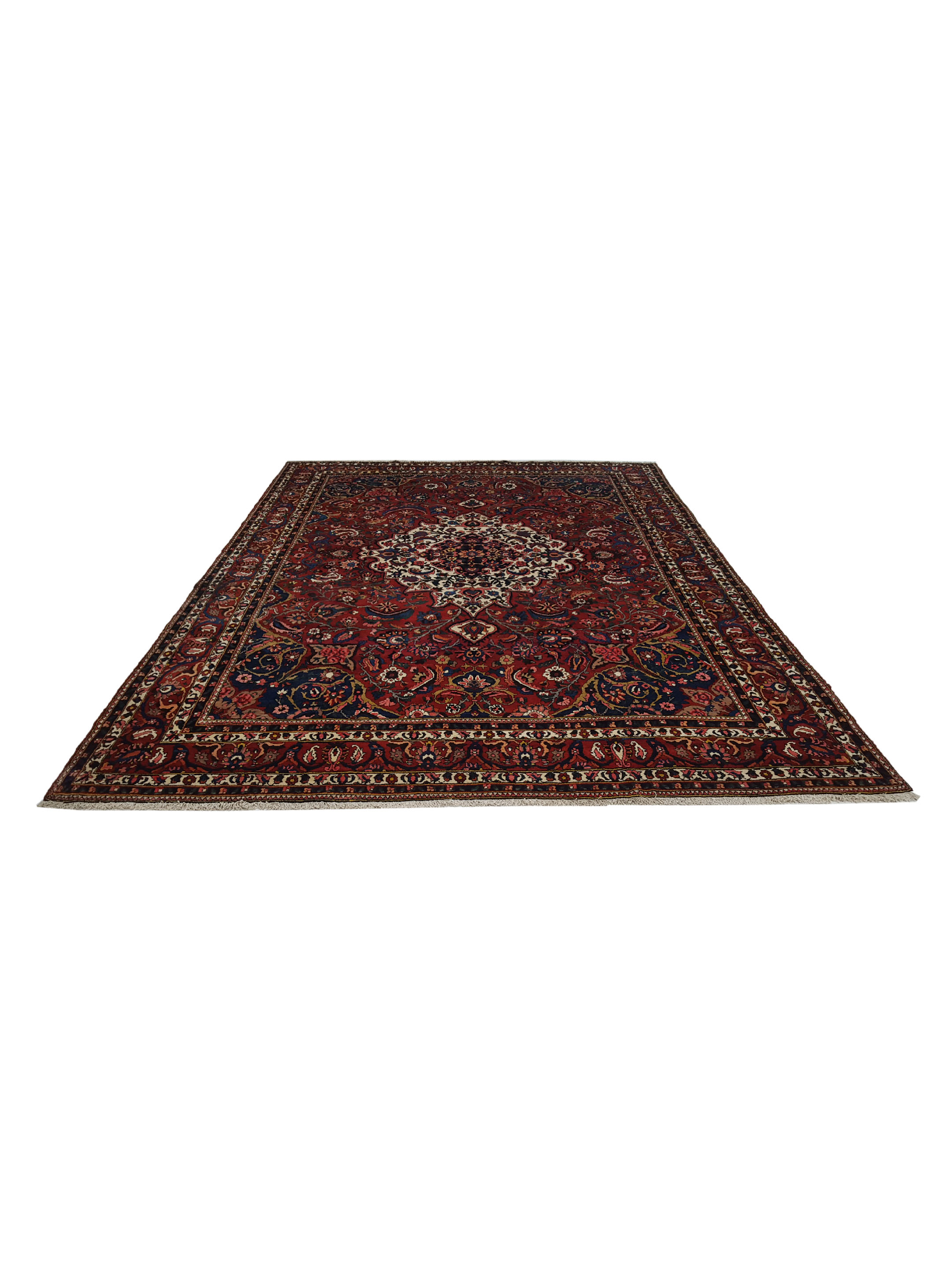Bakhtiyari Hand Knotted Red 10x14 - Image 2 of 6