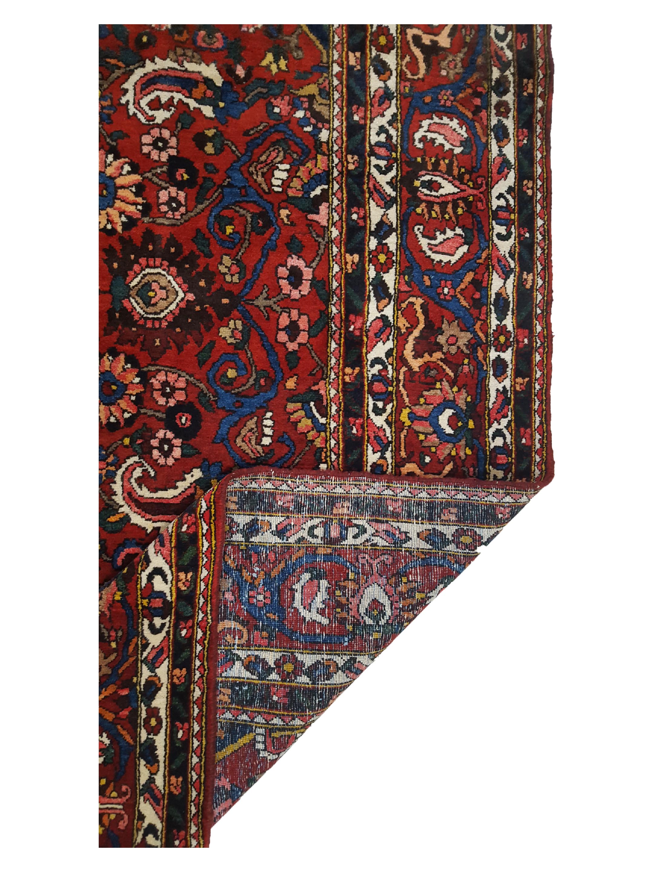 Bakhtiyari Hand Knotted Red 10x14 - Image 3 of 6