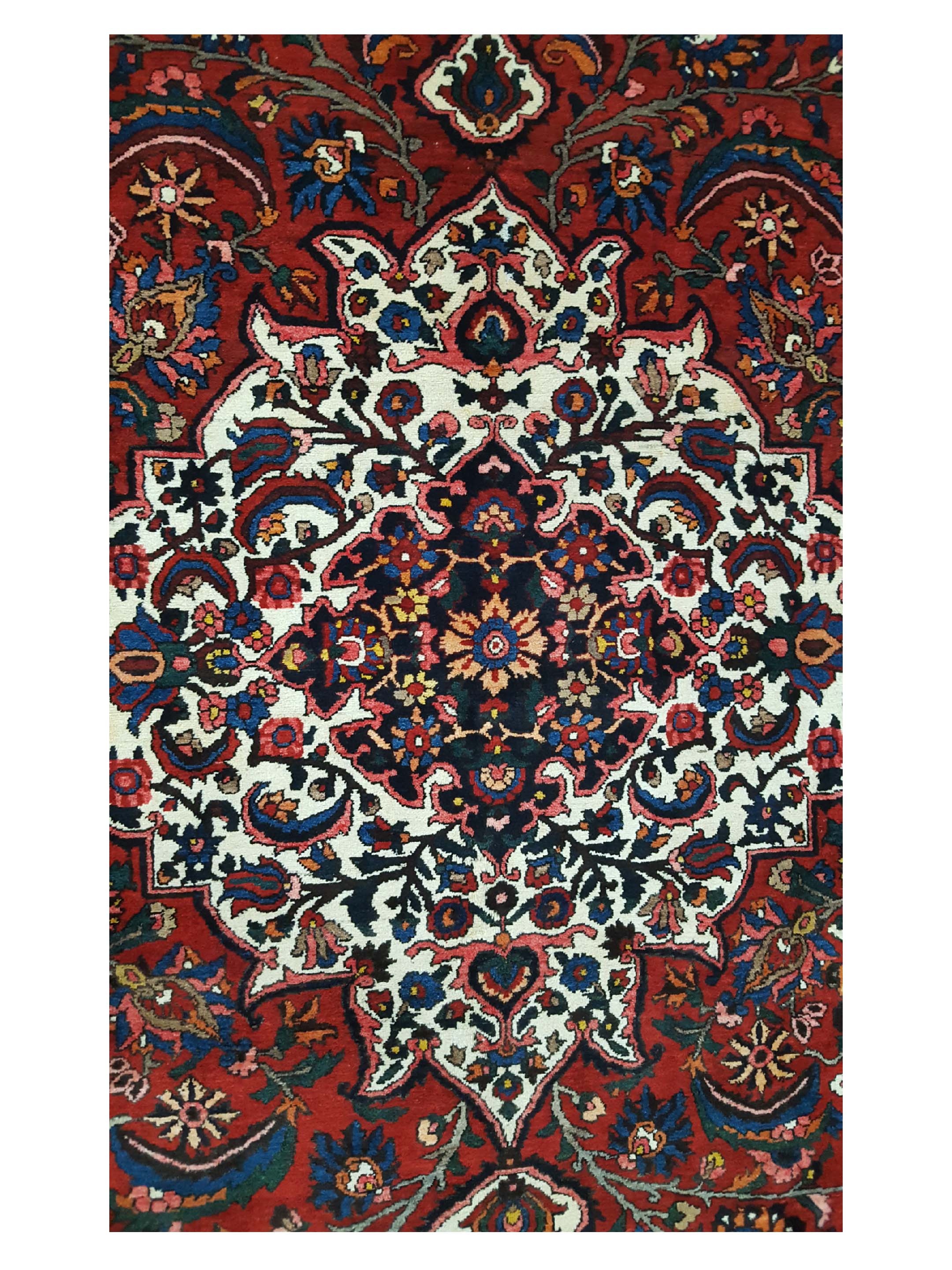 Bakhtiyari Hand Knotted Red 10x14 - Image 5 of 6