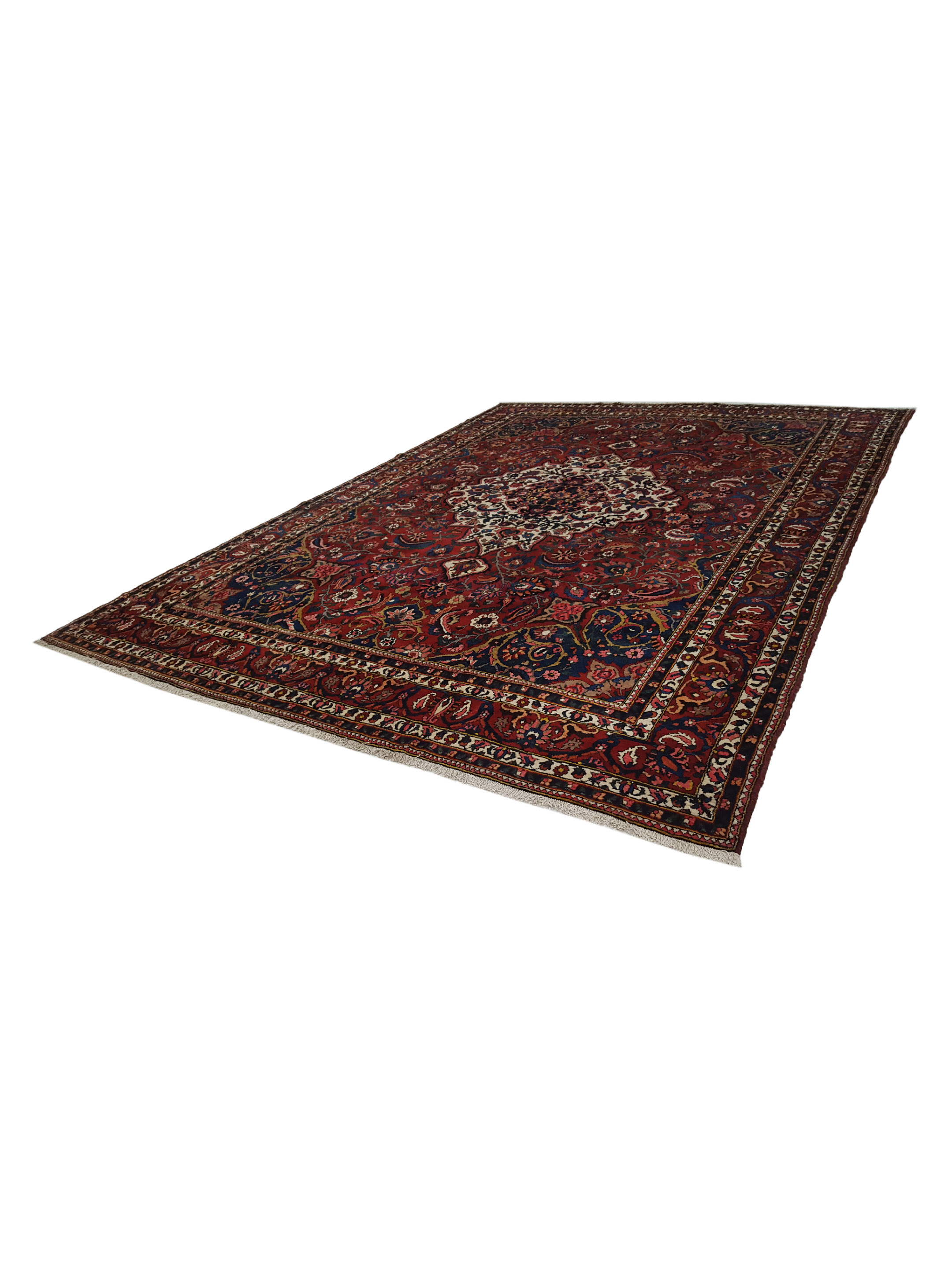 Bakhtiyari Hand Knotted Red 10x14 - Image 6 of 6