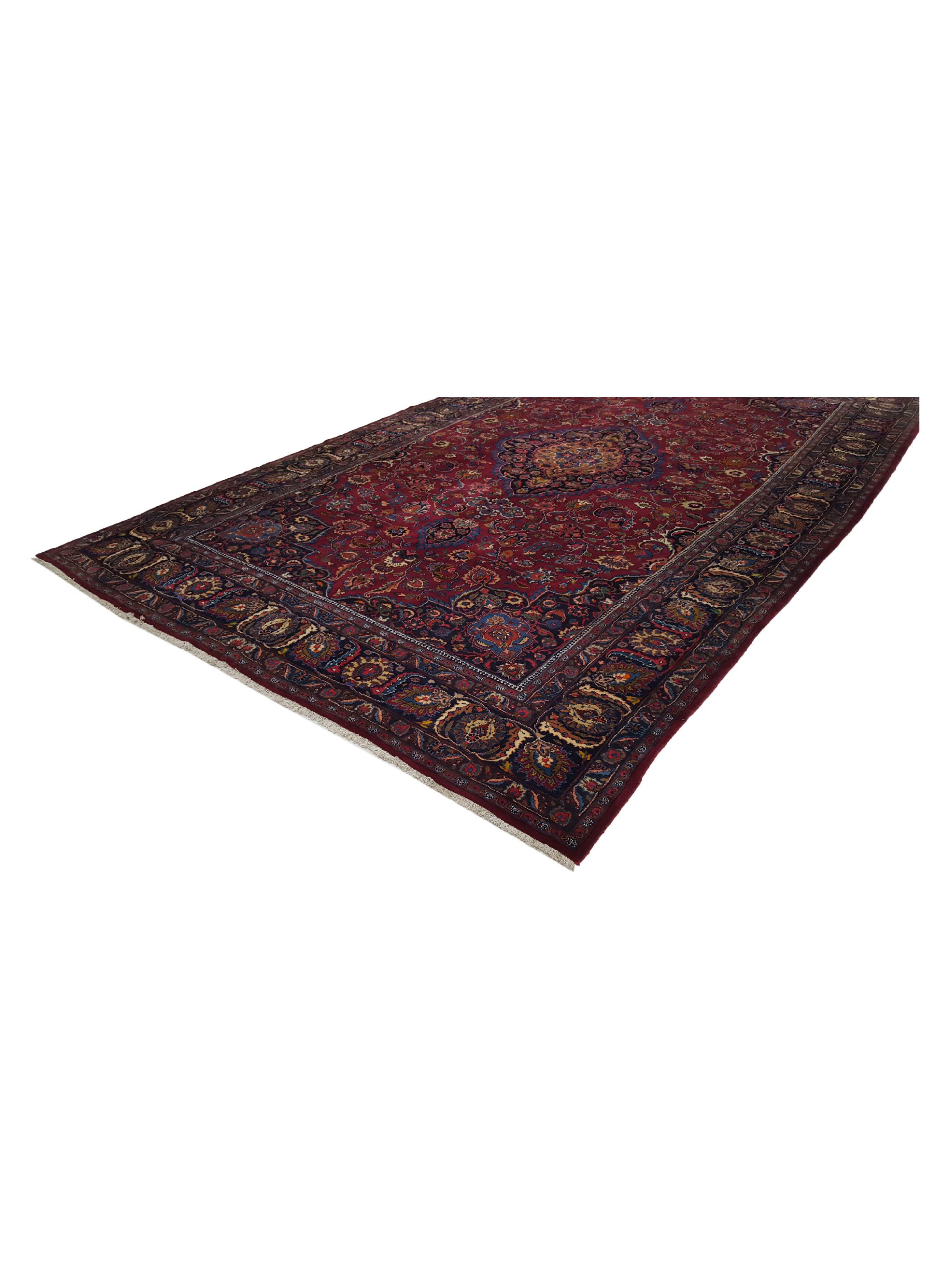 Mashad Semi Antique Burgundy 10x16 - Image 2 of 6