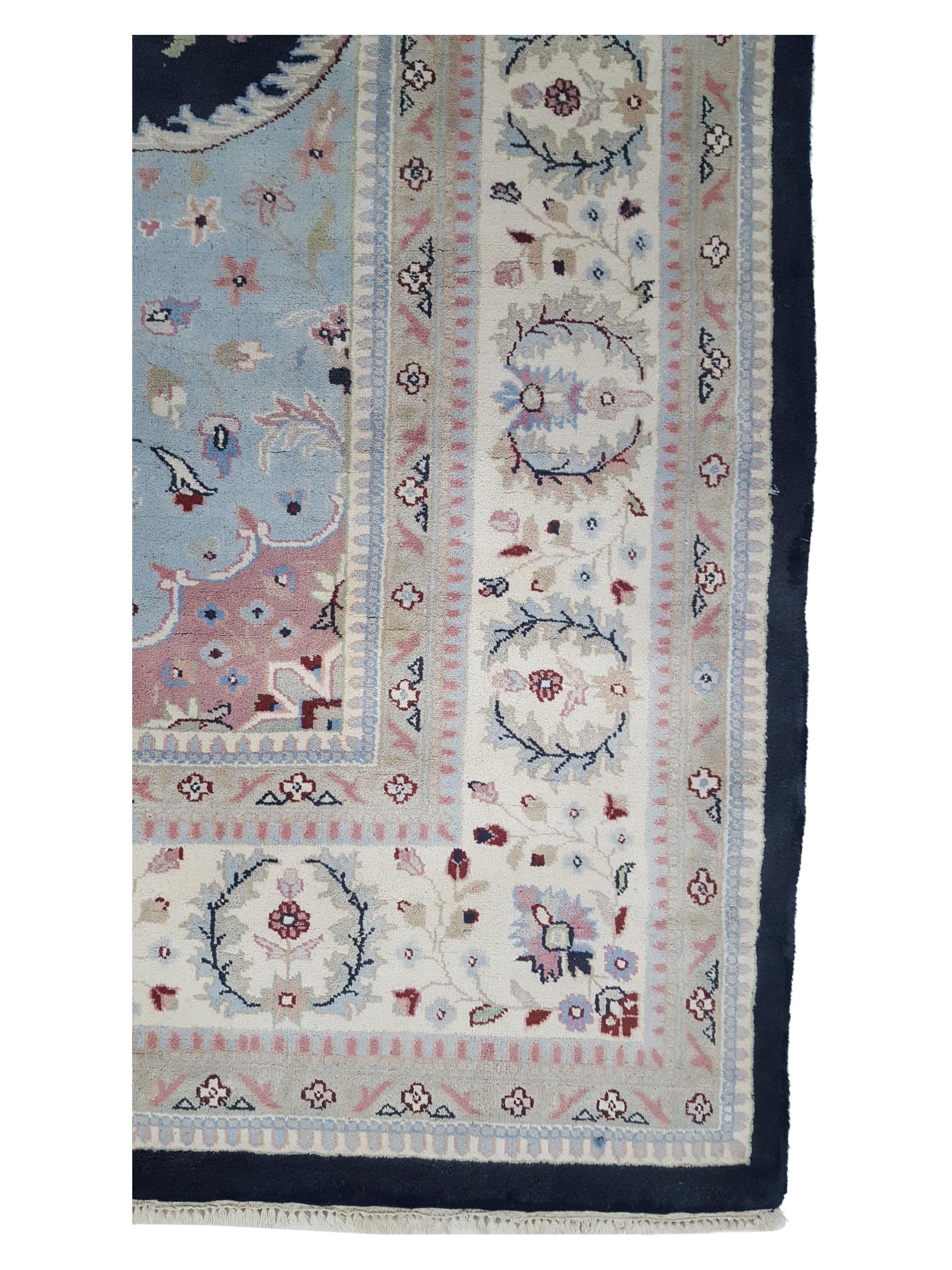 Classic Hand Knotted Black 9x12 - Image 4 of 6
