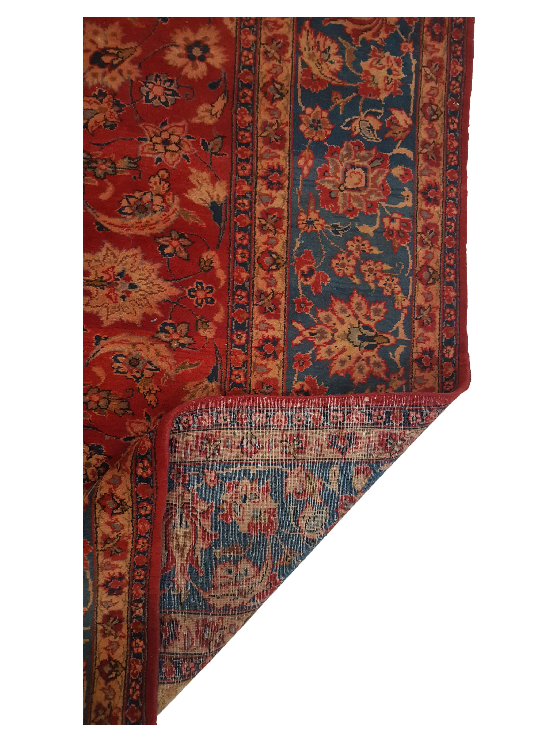 Najafabad Hand Knotted Red 9x12 - Image 3 of 6