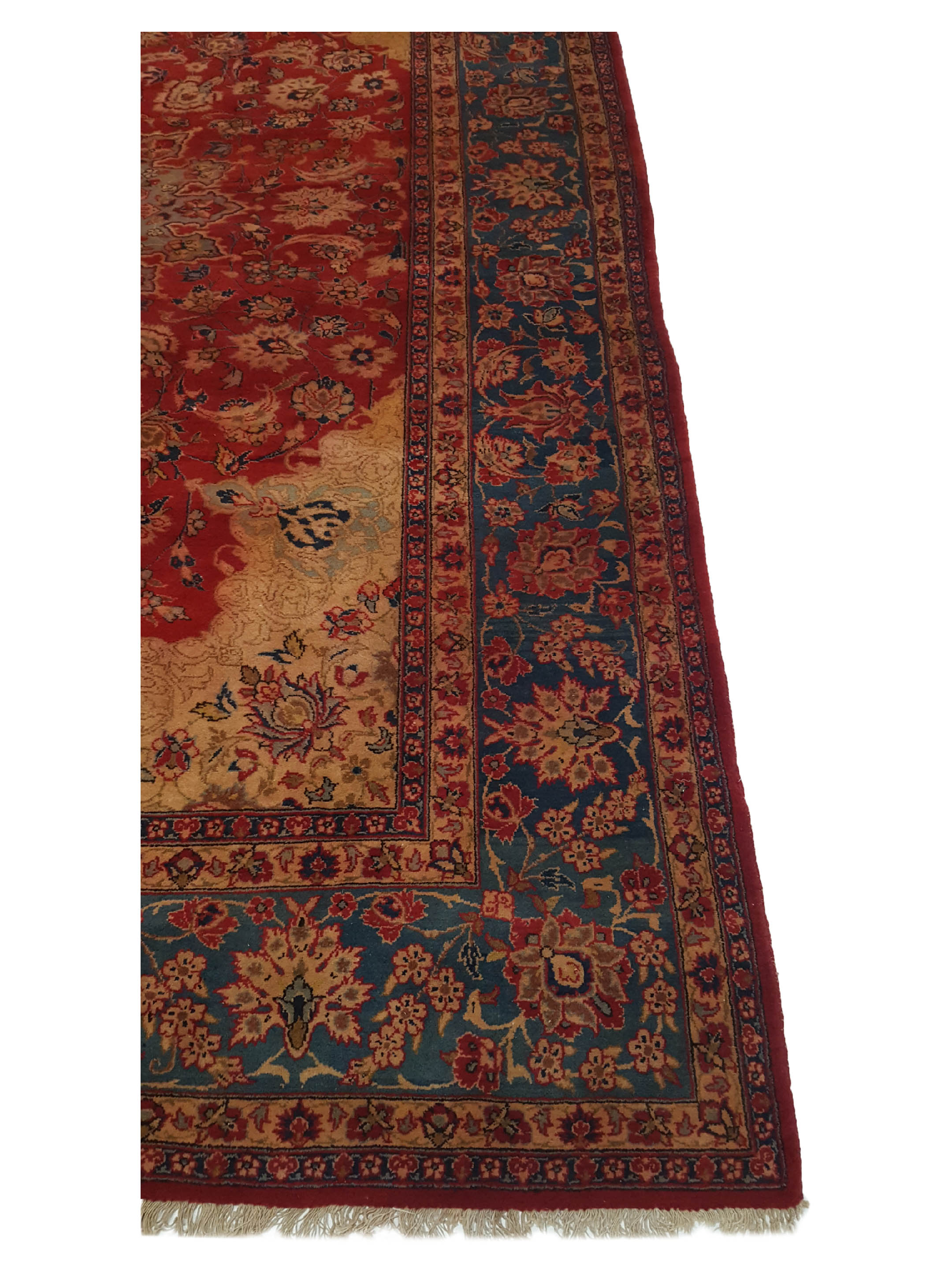 Najafabad Hand Knotted Red 9x12 - Image 4 of 6