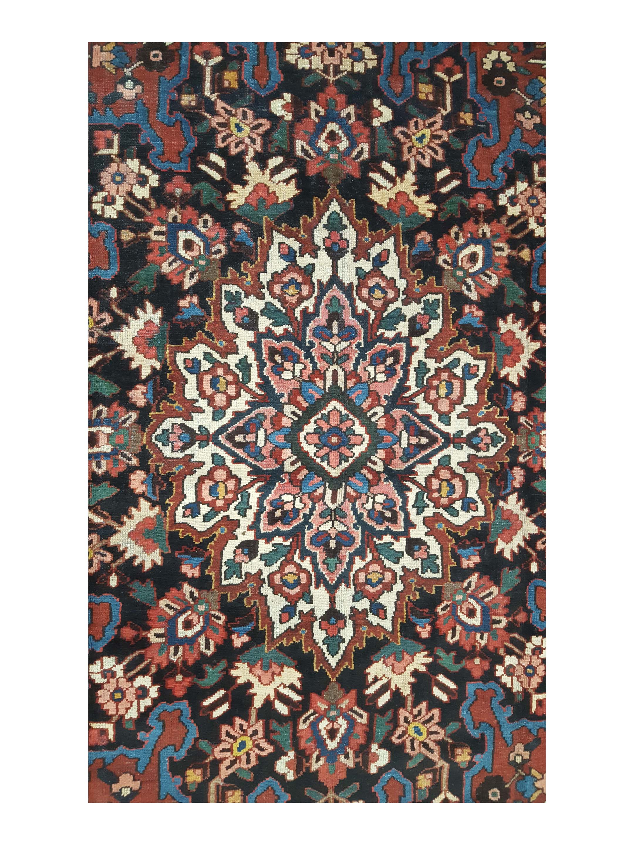 Bakhtiyari Hand Knotted Blue 10x15 - Image 5 of 7