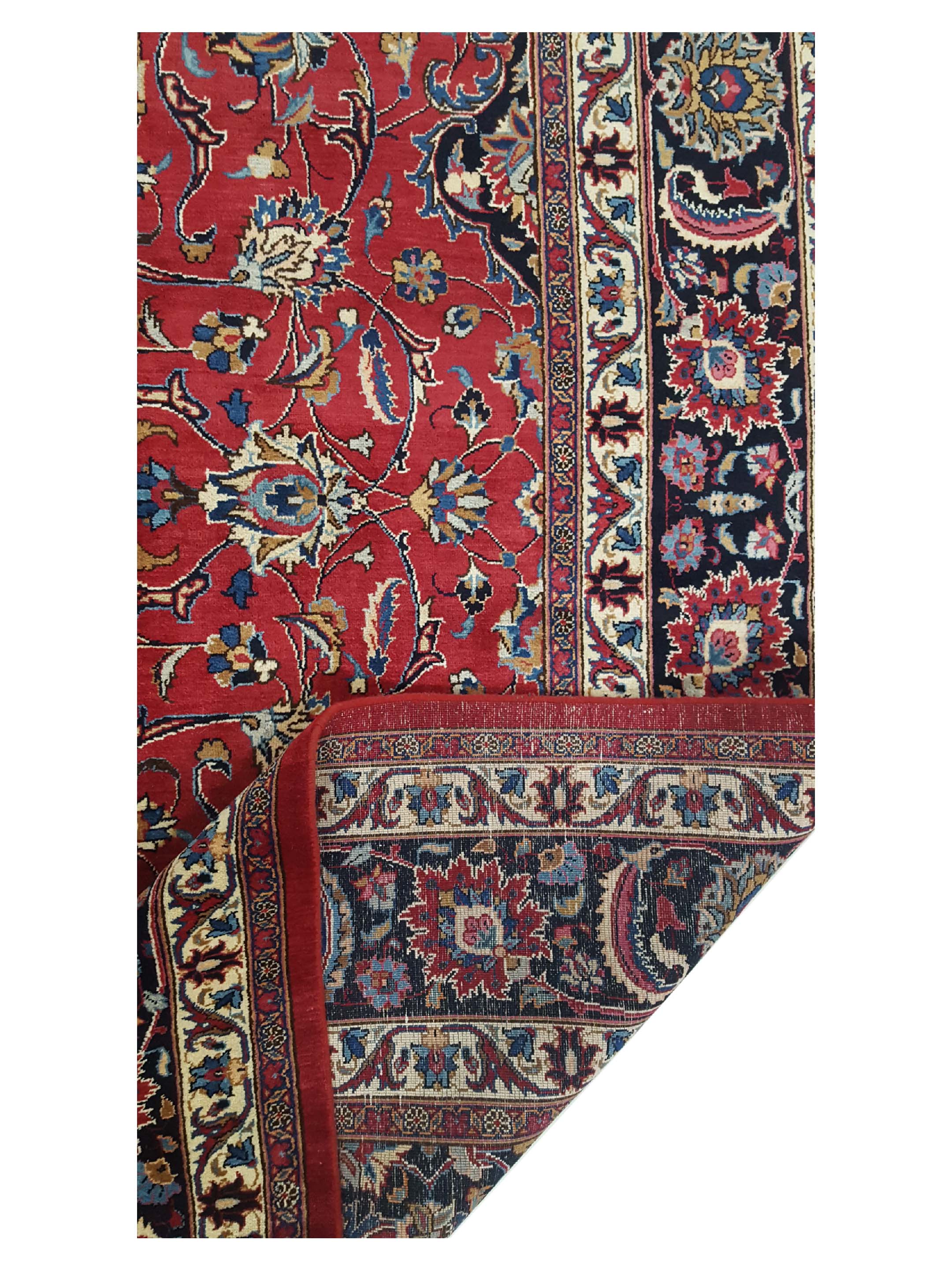 Mashad Semi Antique Red 10x13 - Image 3 of 6