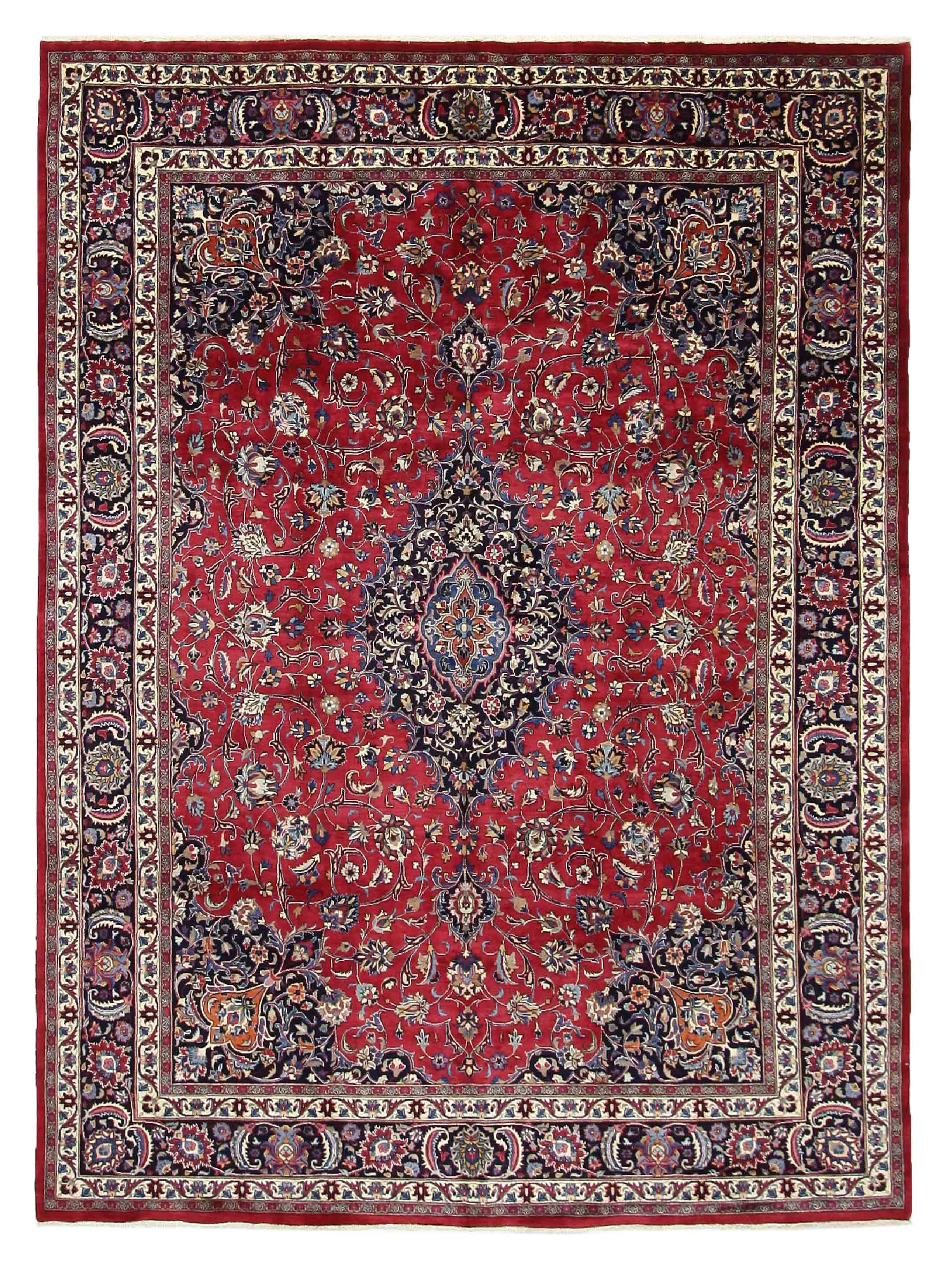 Mashad Semi Antique Red 10x13