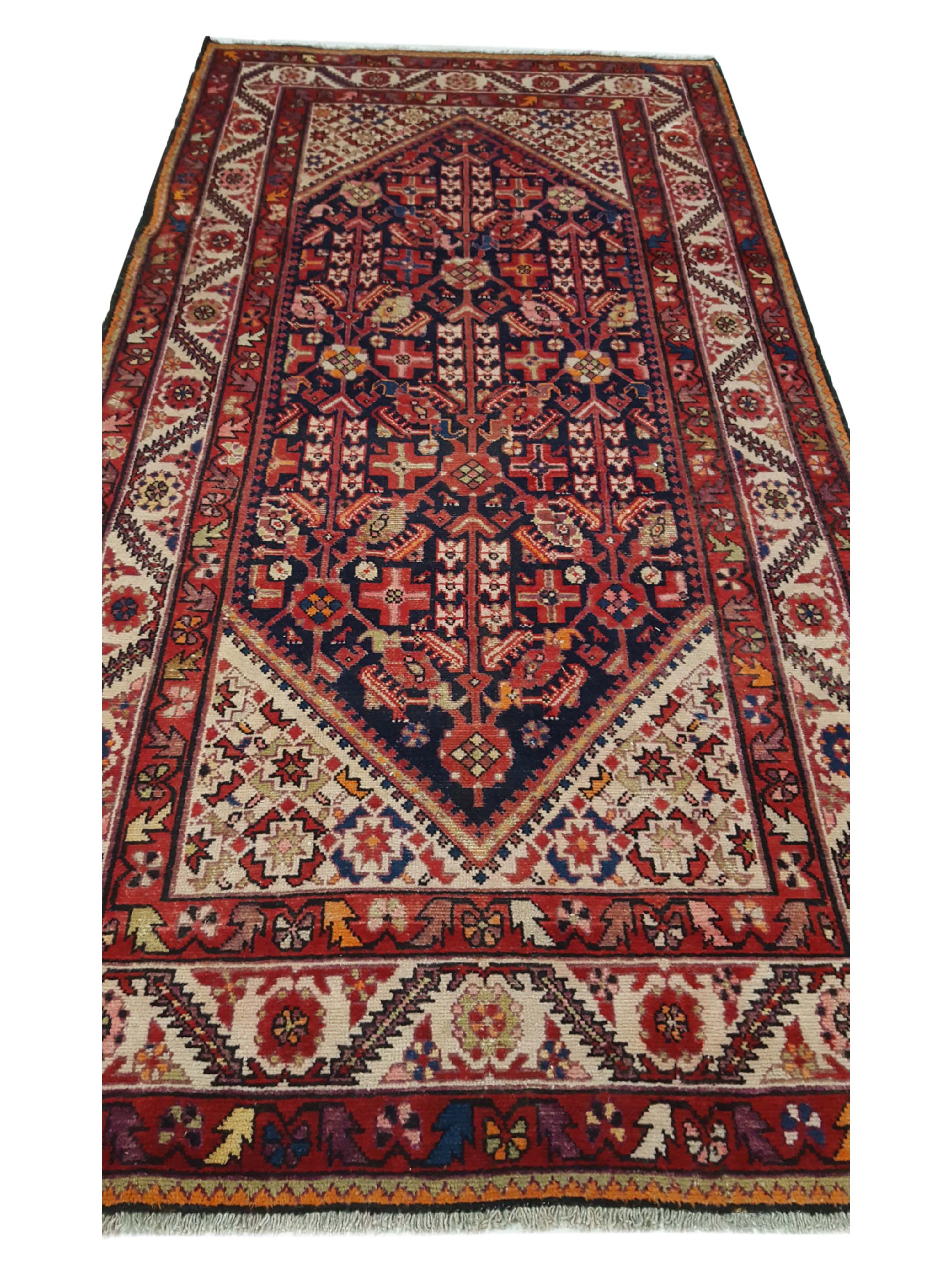 Malayer Hand Knotted Black 5x10 - Image 2 of 6