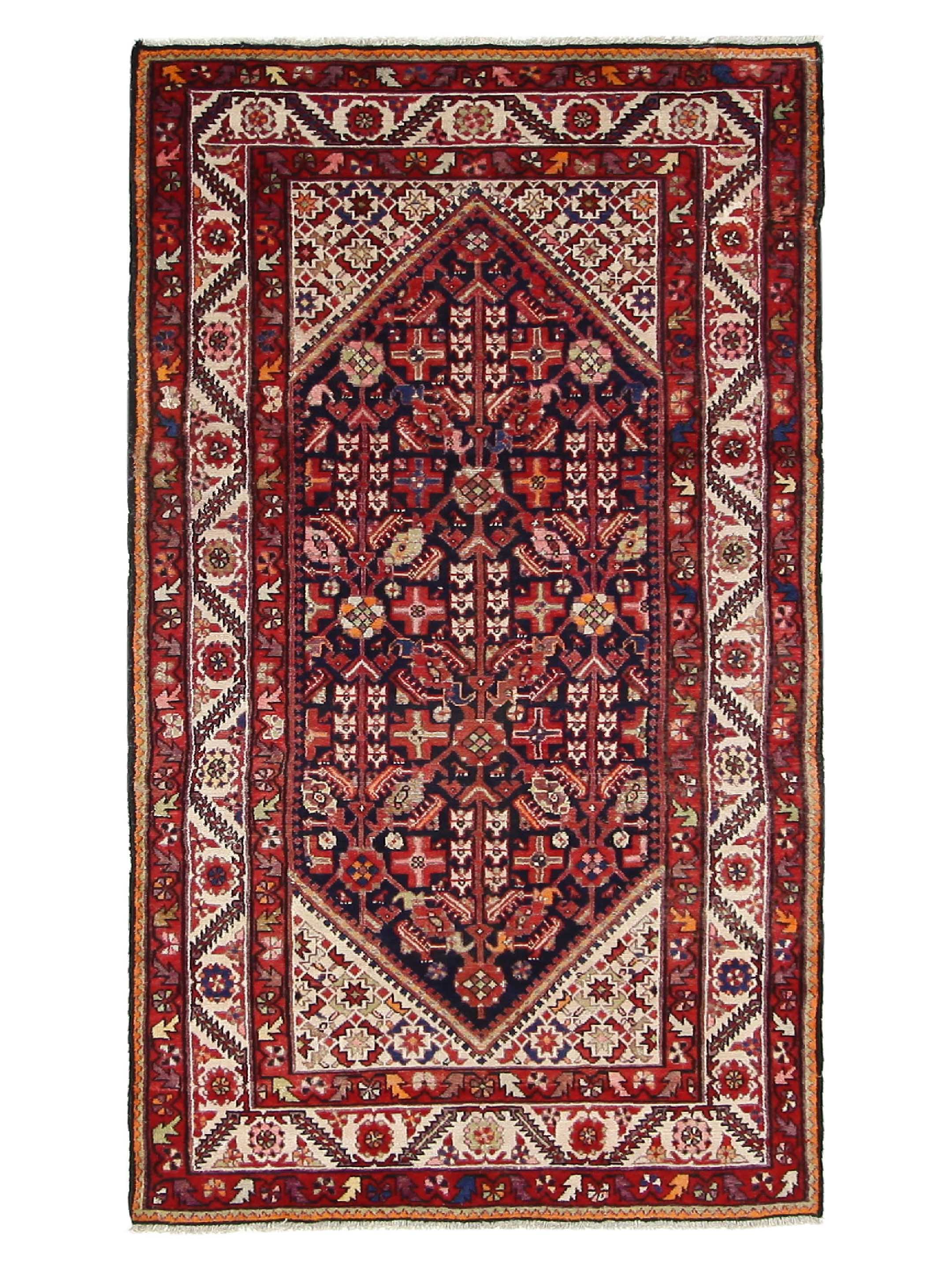 Malayer Hand Knotted Black 5x10