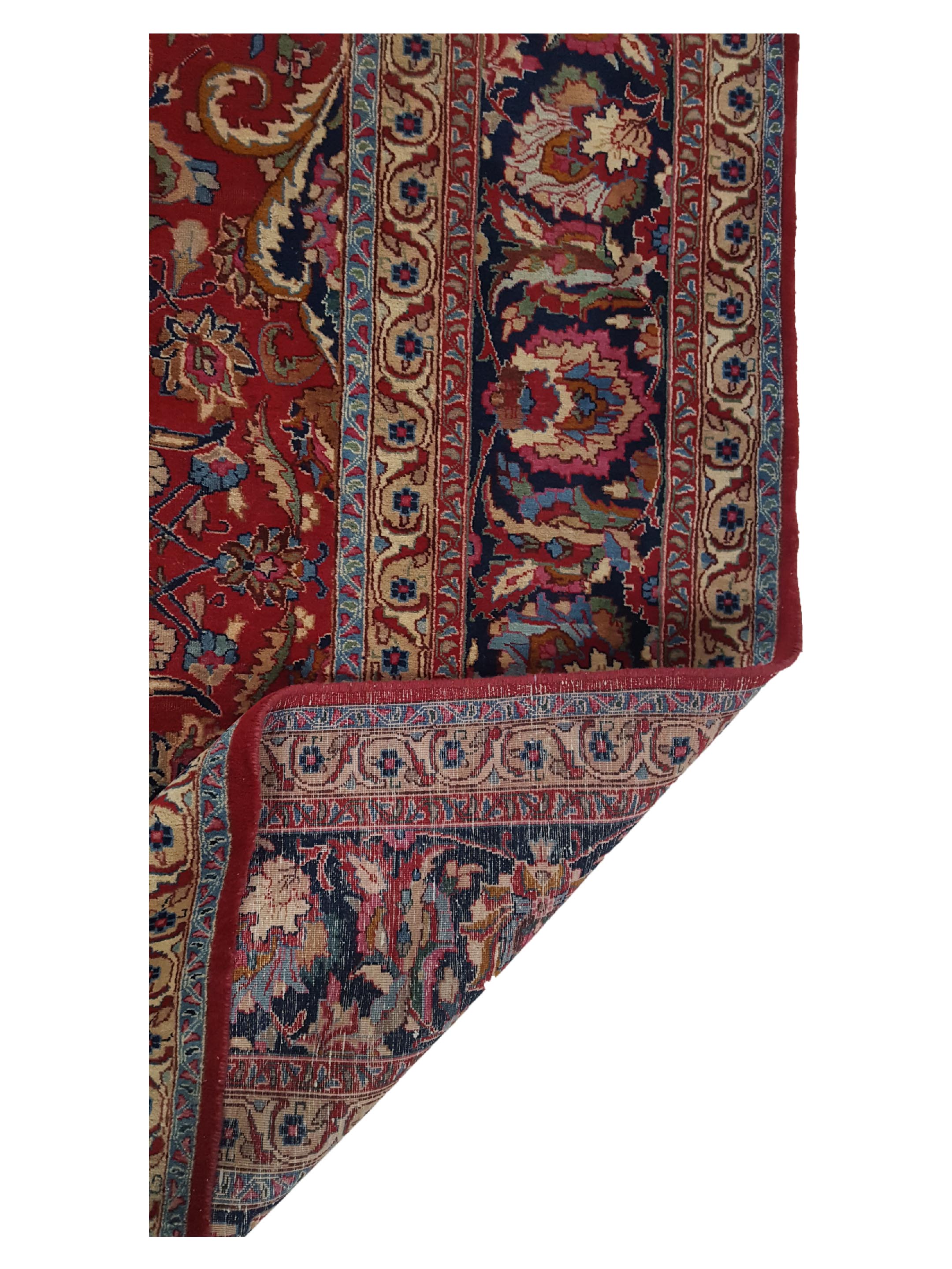 Mashad Semi Antique Red 9x12 - Image 3 of 6