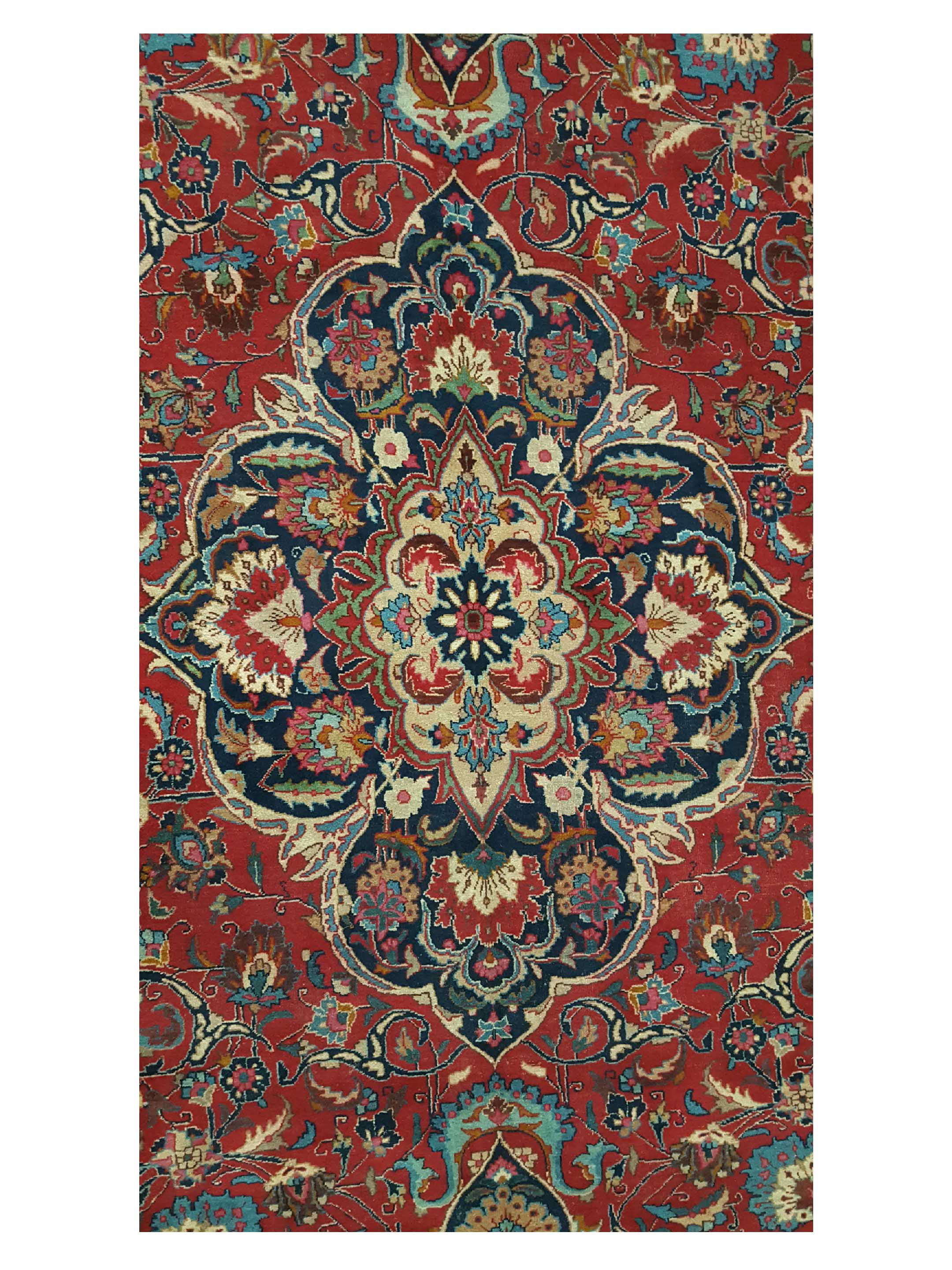 Mashad Semi Antique Red 9x12 - Image 5 of 6