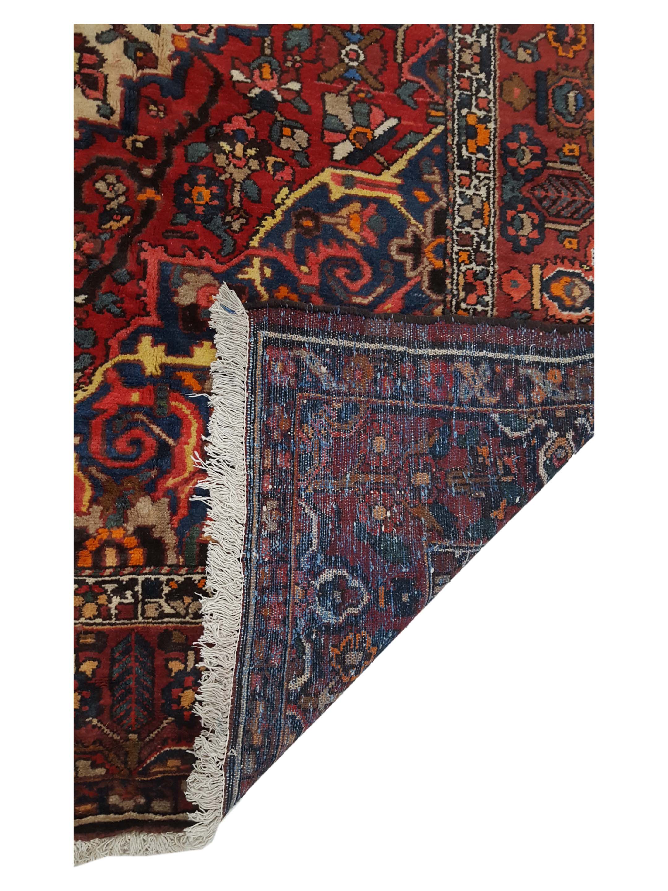 Bakhtiyari Hand Knotted Burgundy 9x9 - Image 3 of 7