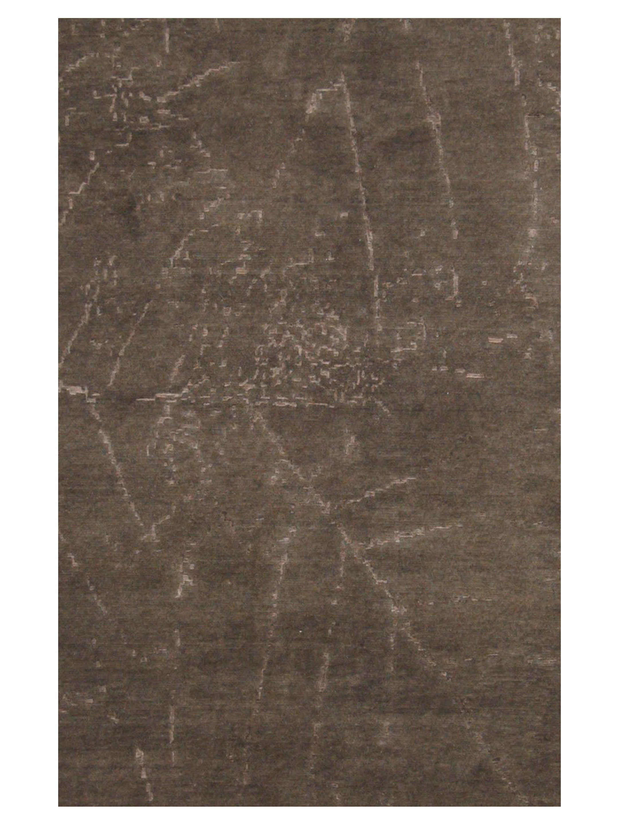 Tibetan Hand Knotted Brown 8x10 - Image 4 of 5