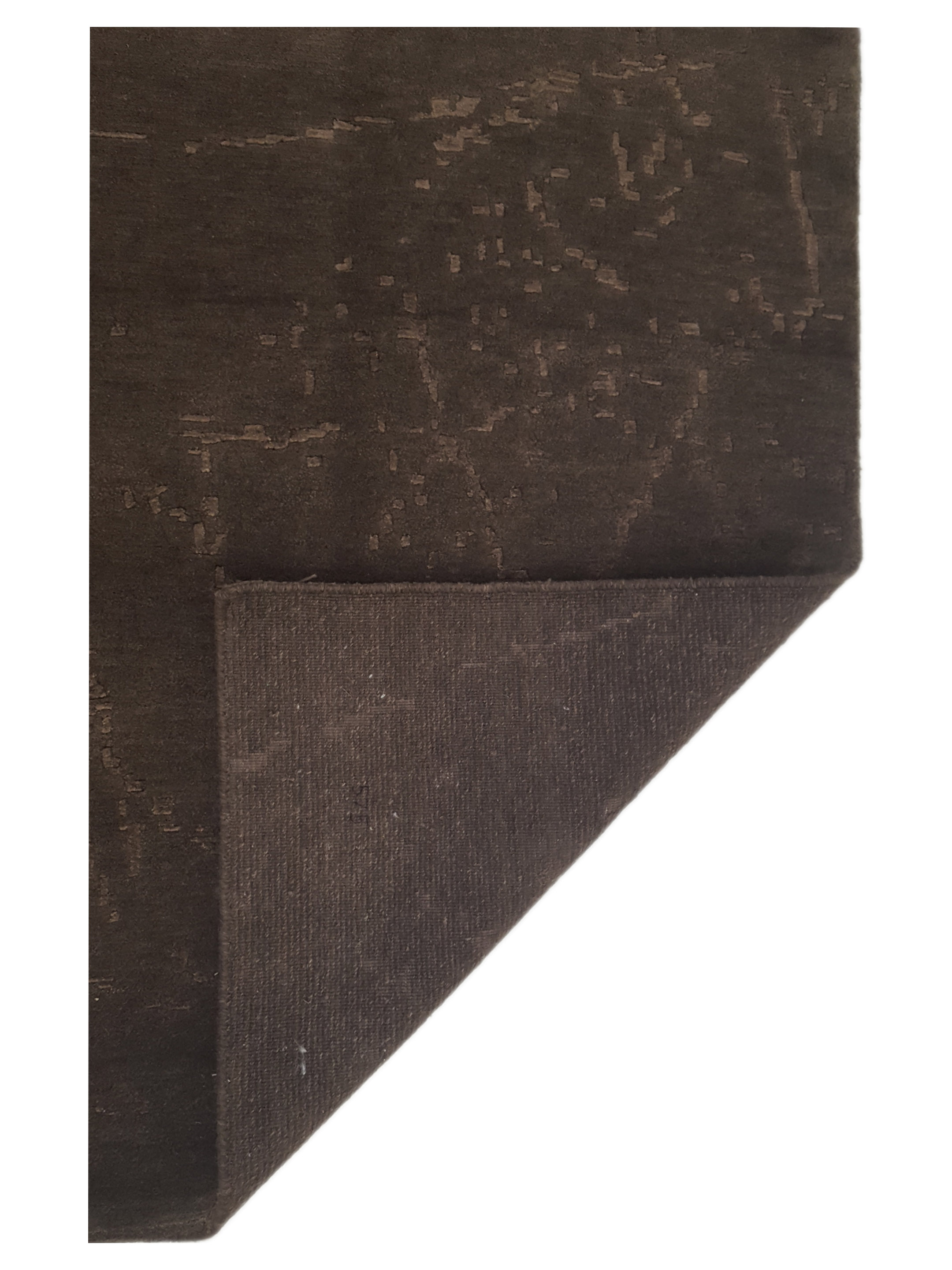 Tibetan Hand Knotted Brown 8x10 - Image 5 of 5