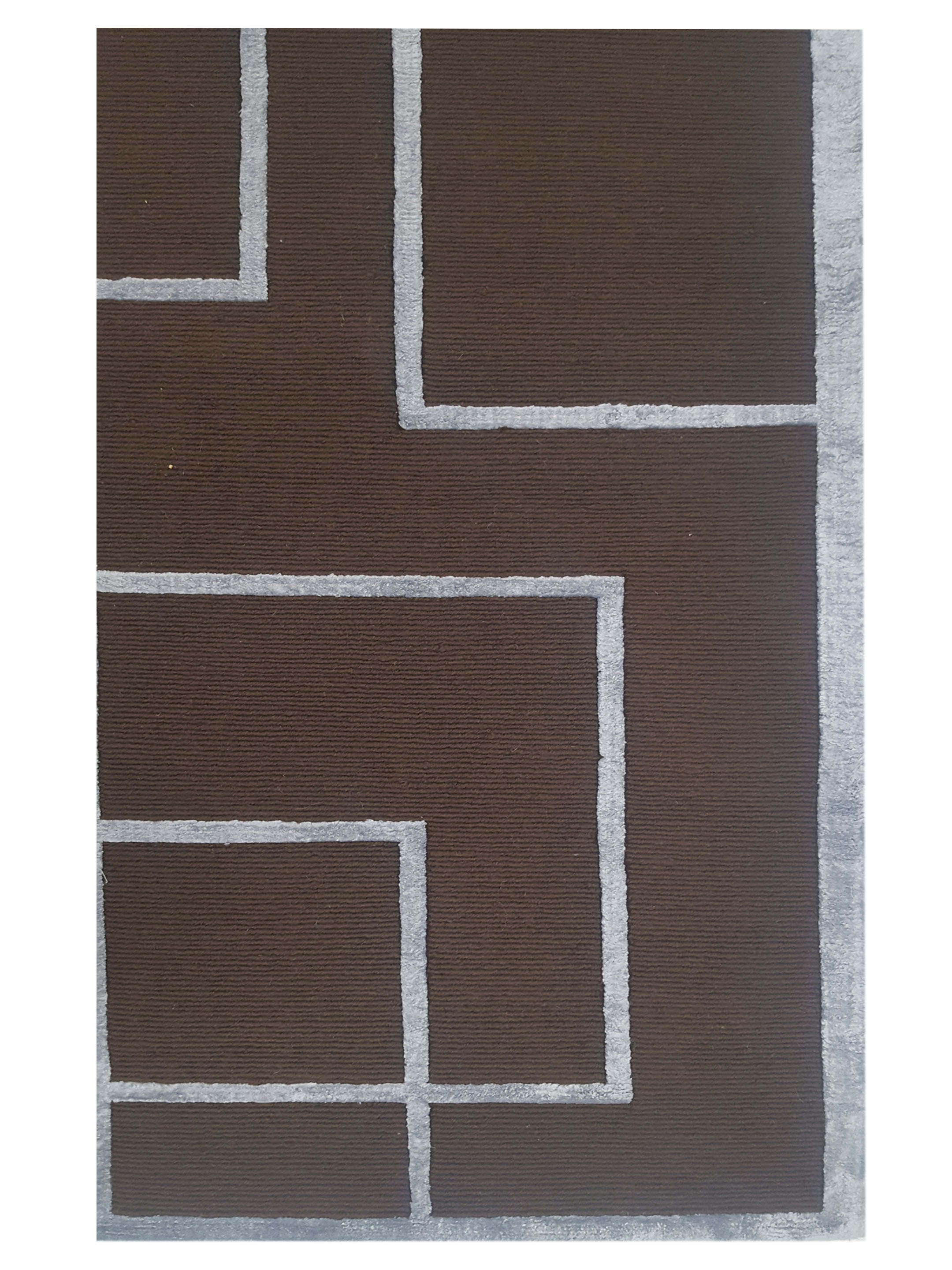 Tibetan Hand Knotted Brown 8x10 - Image 3 of 5
