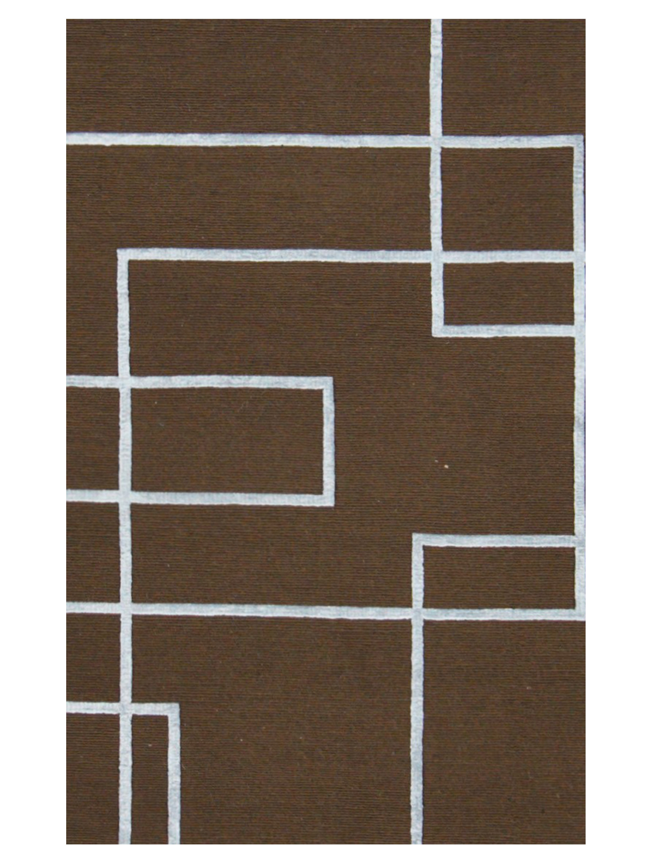Tibetan Hand Knotted Brown 8x10 - Image 4 of 5