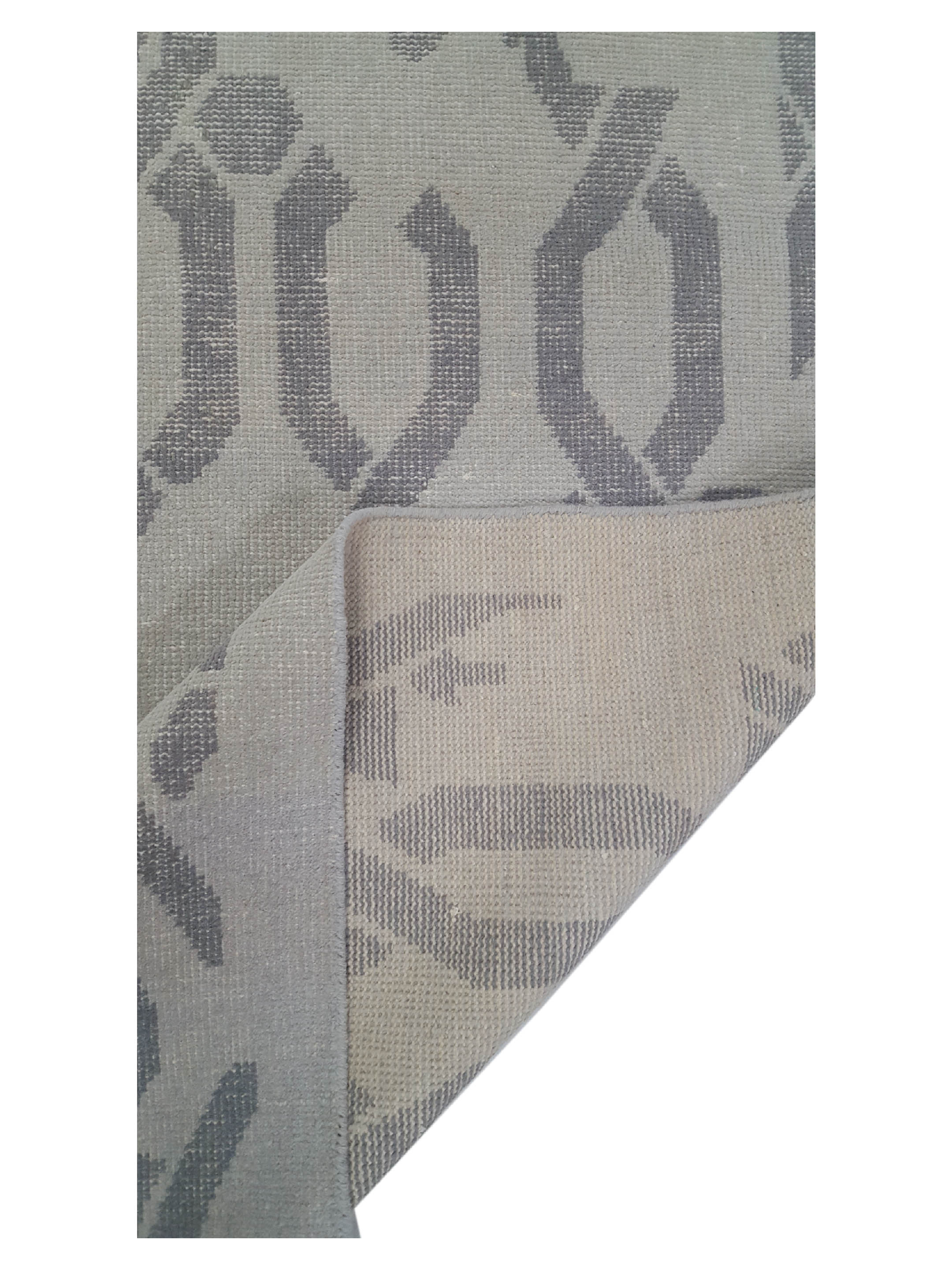 Water Colors Hand Knotted Ivory 9x12 - Image 3 of 6