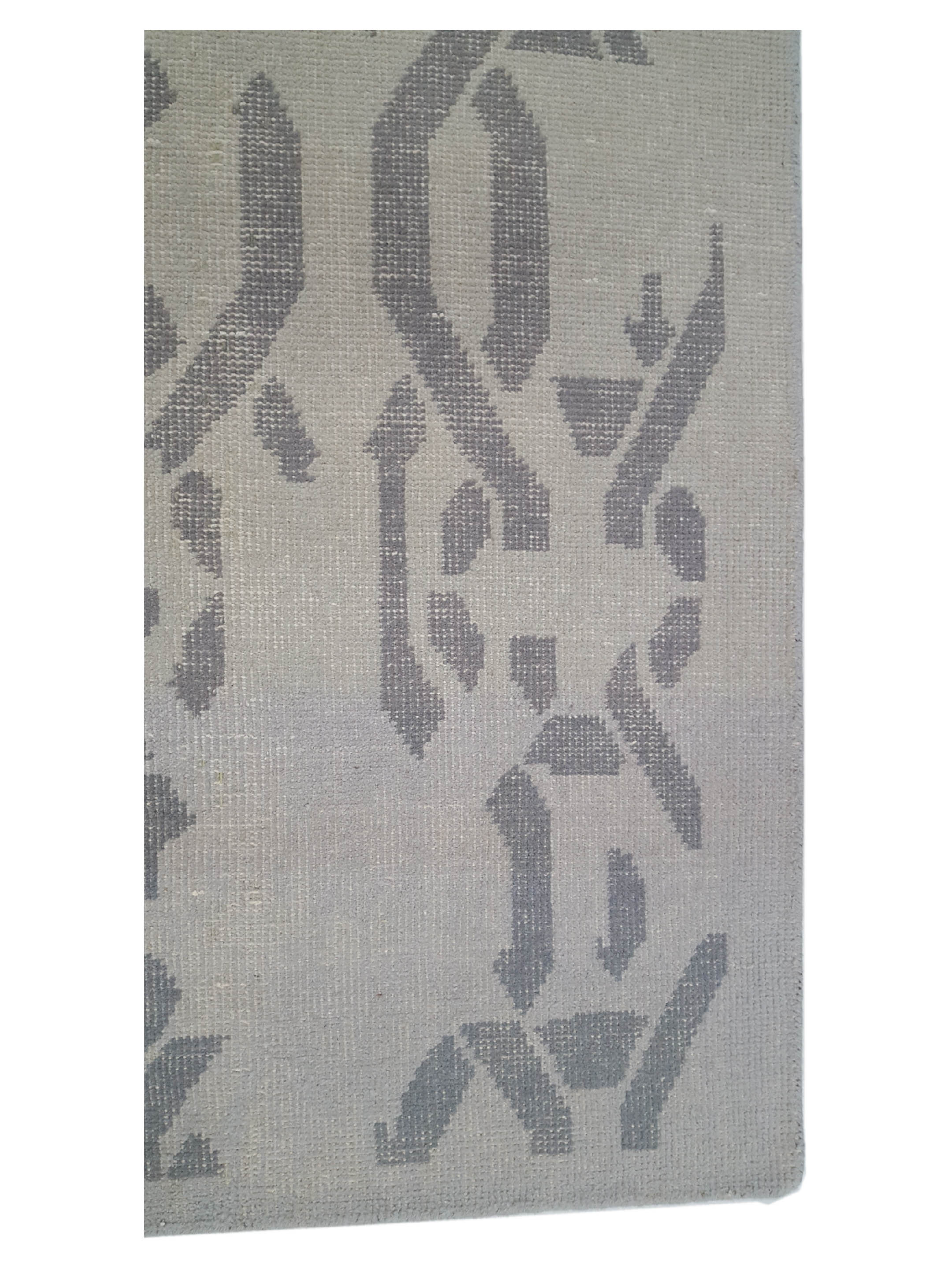 Water Colors Hand Knotted Ivory 9x12 - Image 4 of 6